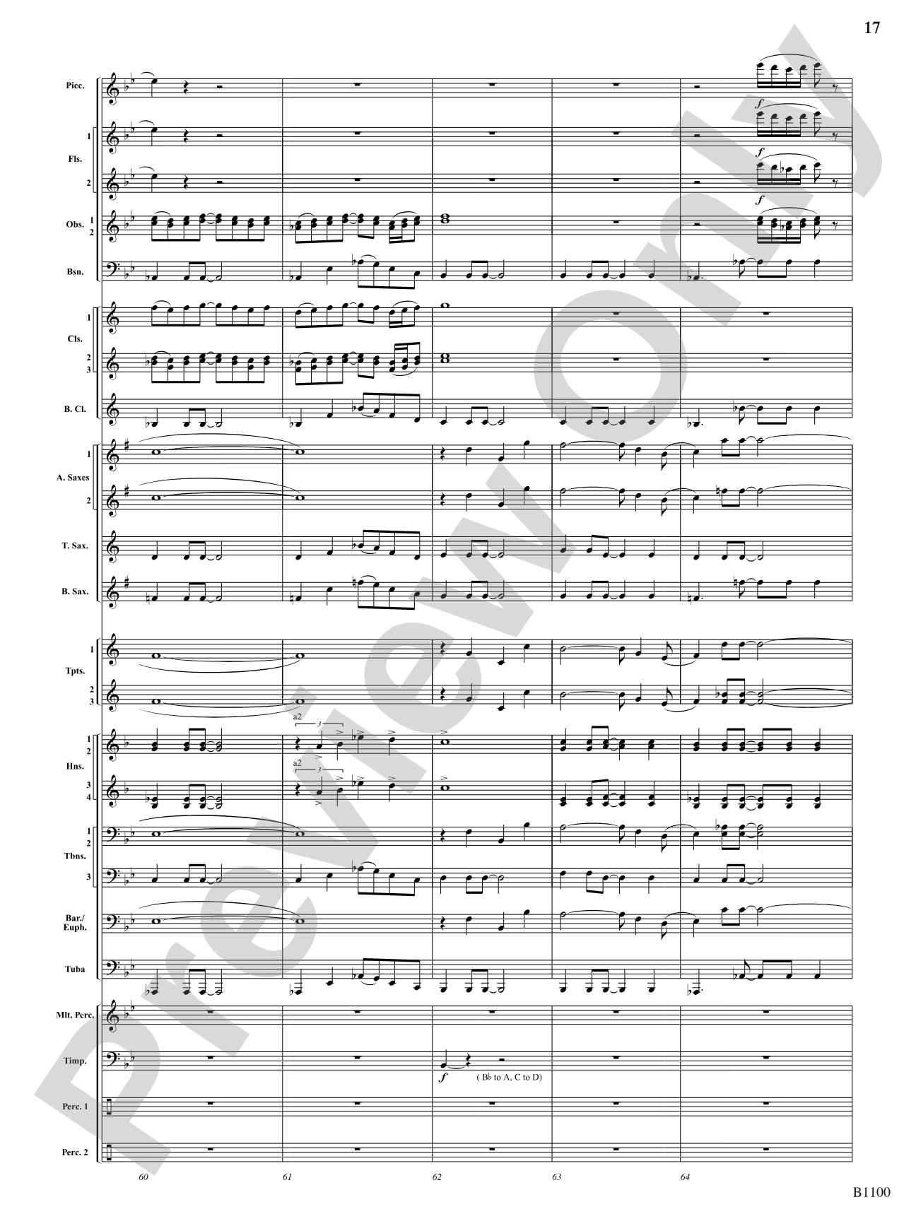 Winter Dances: Concert Band Conductor Score & Parts