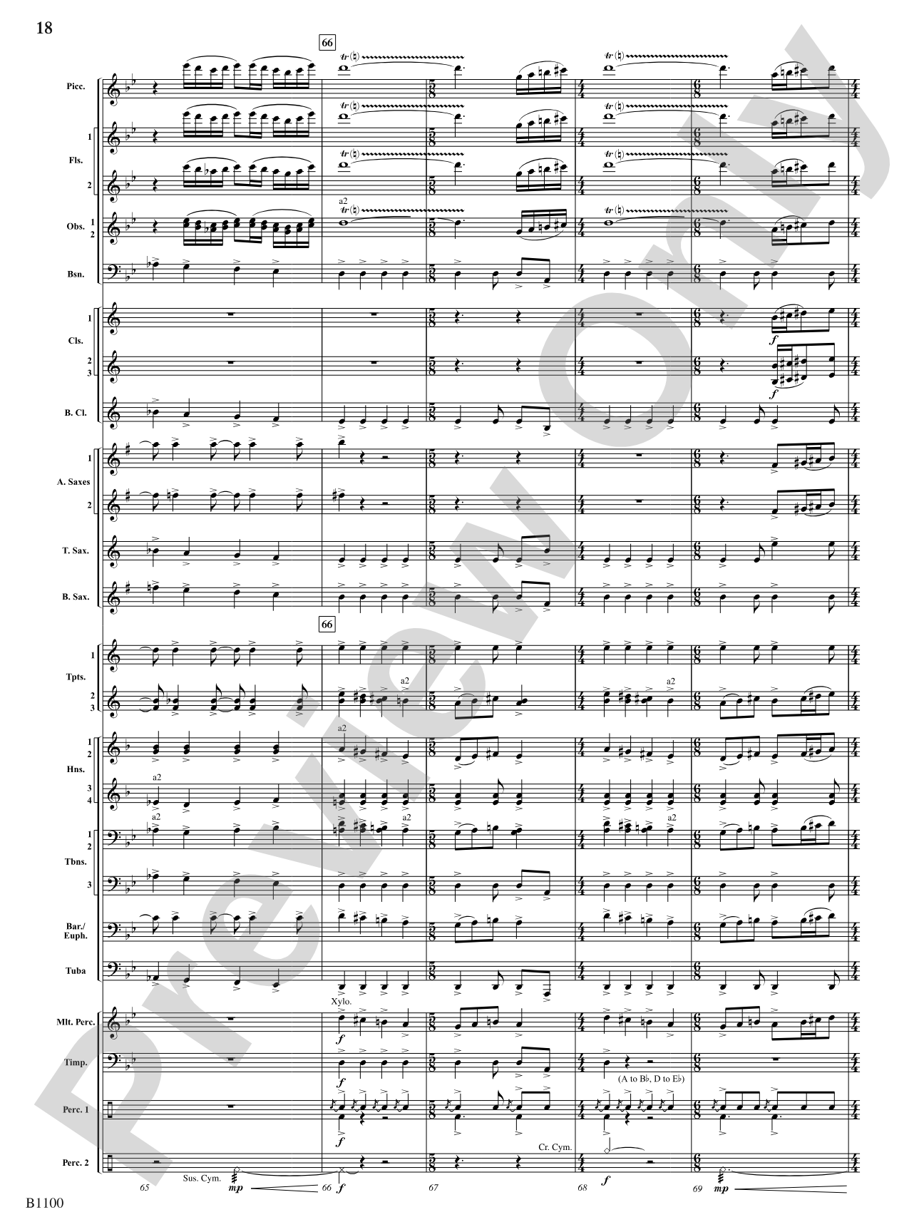 Winter Dances: Concert Band Conductor Score & Parts