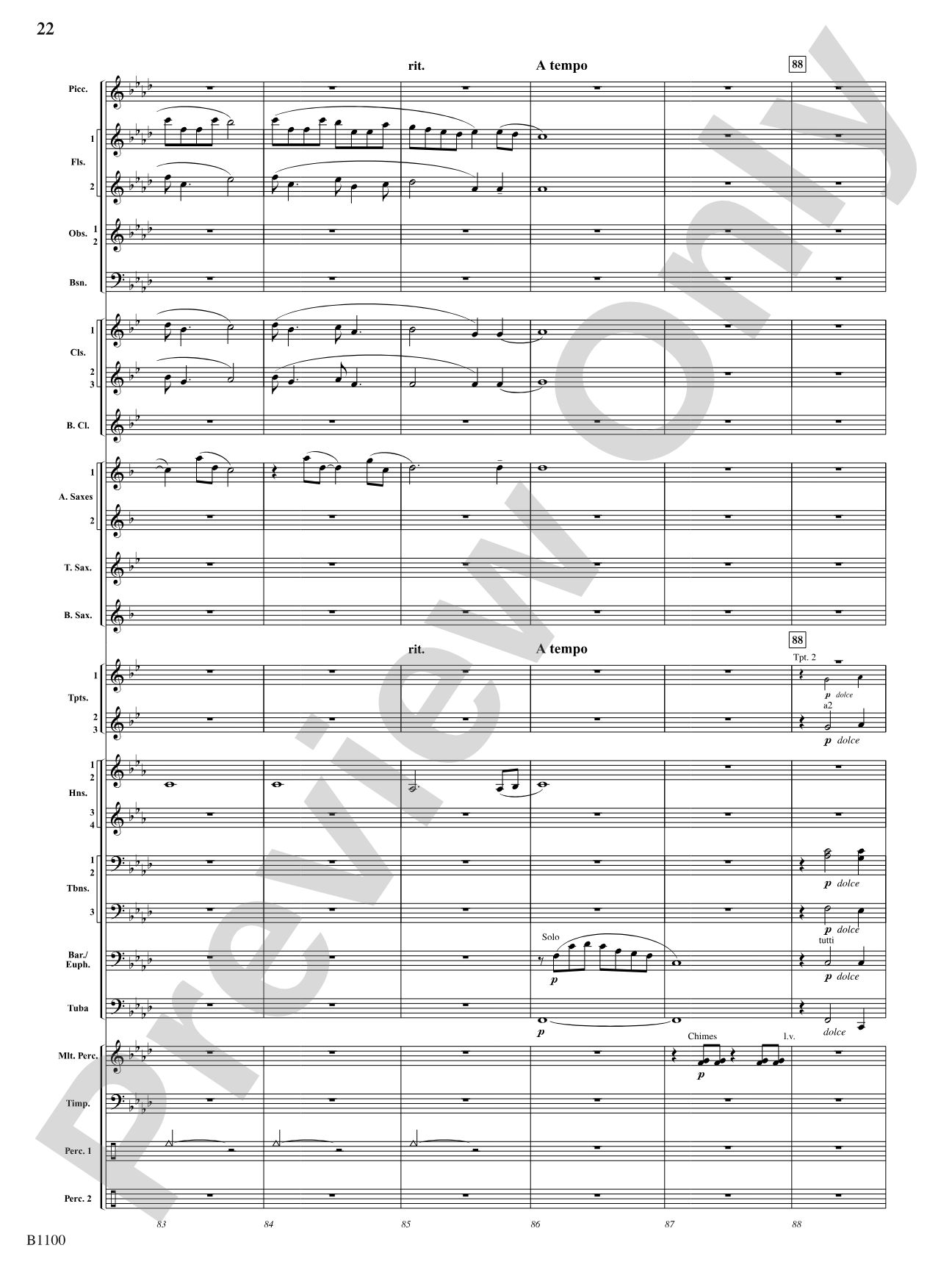 Winter Dances: Concert Band Conductor Score & Parts