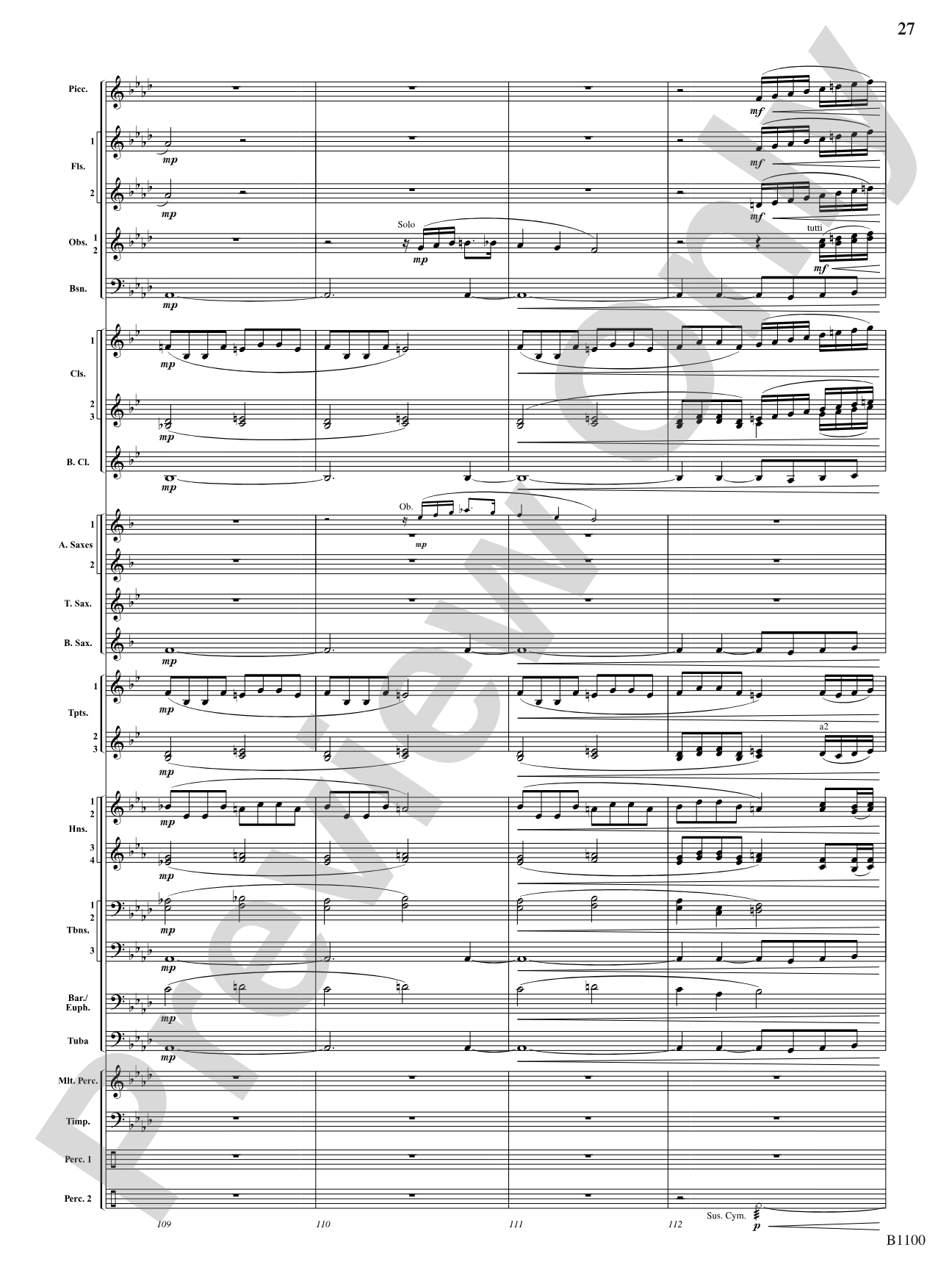 Winter Dances: Concert Band Conductor Score & Parts