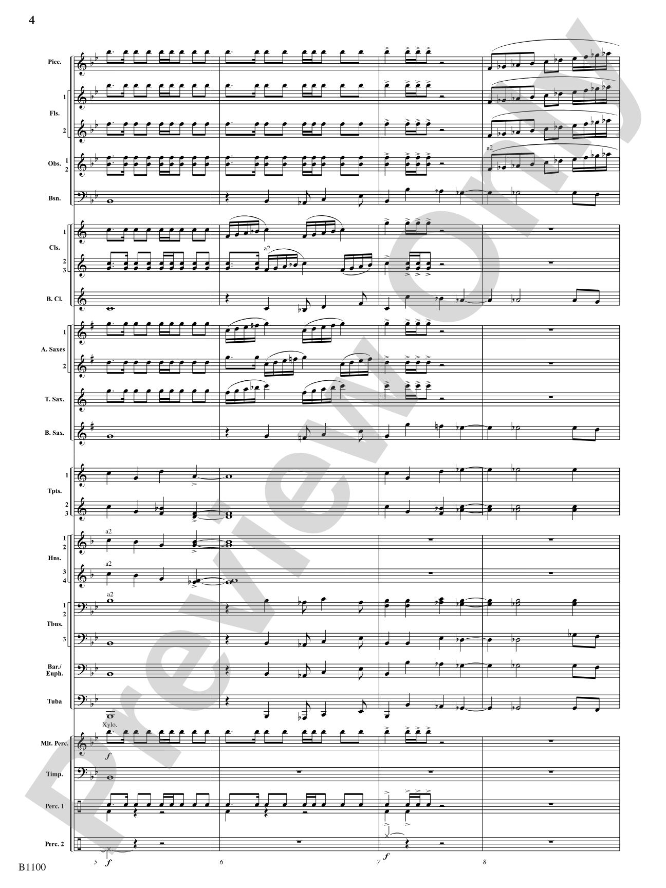 Winter Dances: Concert Band Conductor Score & Parts