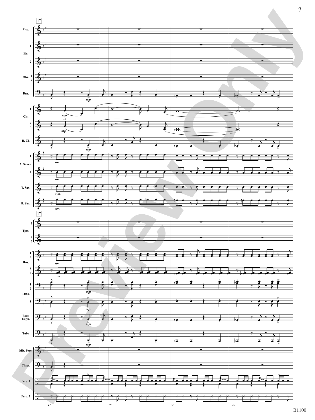 Winter Dances: Concert Band Conductor Score & Parts