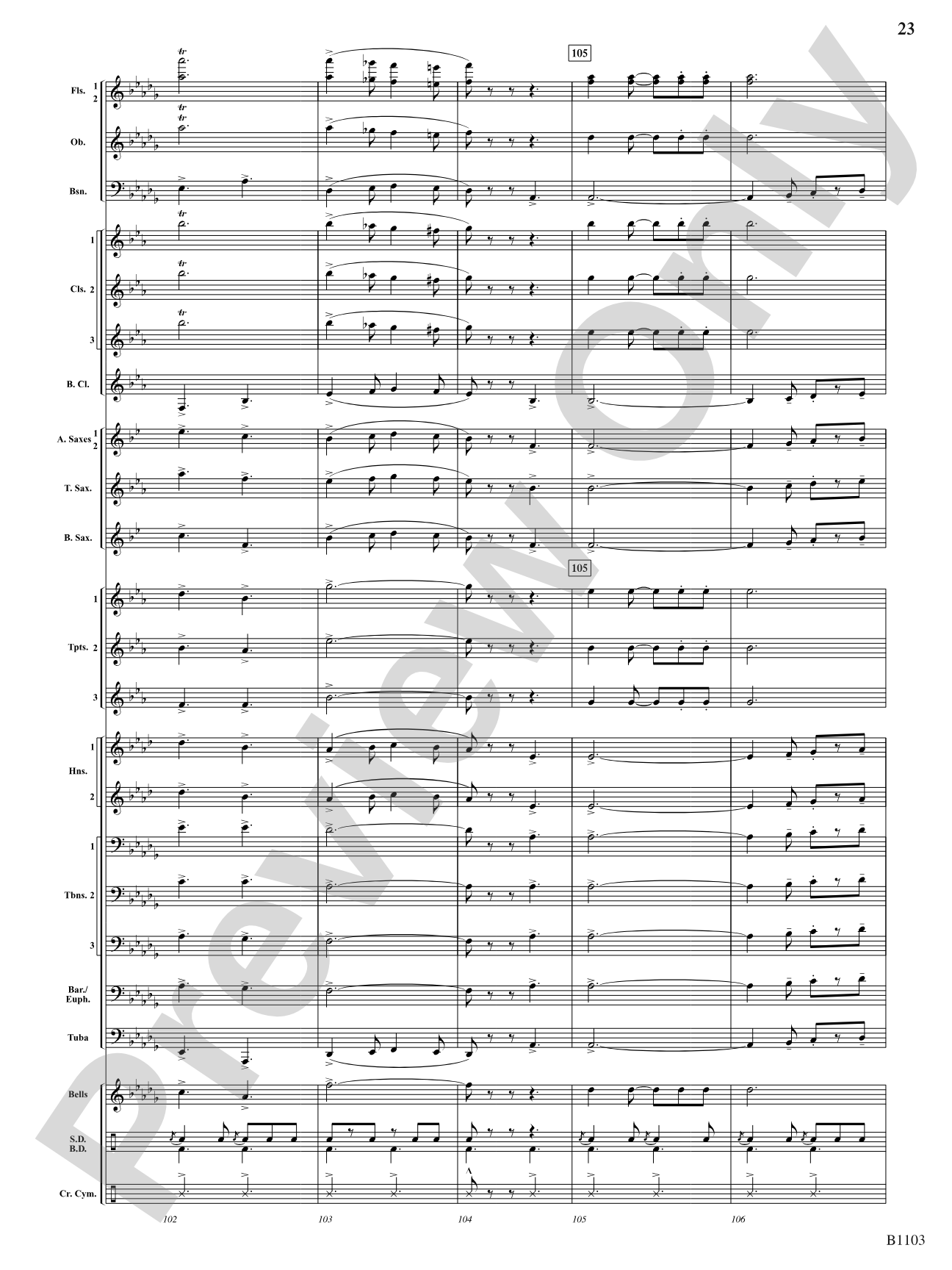 Flying Colors: Concert Band Conductor Score & Parts