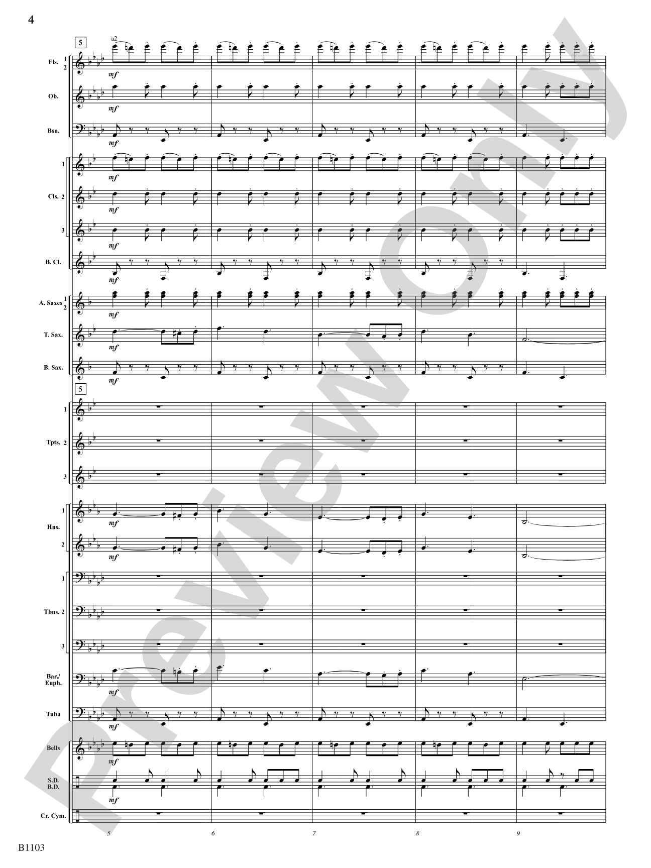 Flying Colors: Concert Band Conductor Score & Parts