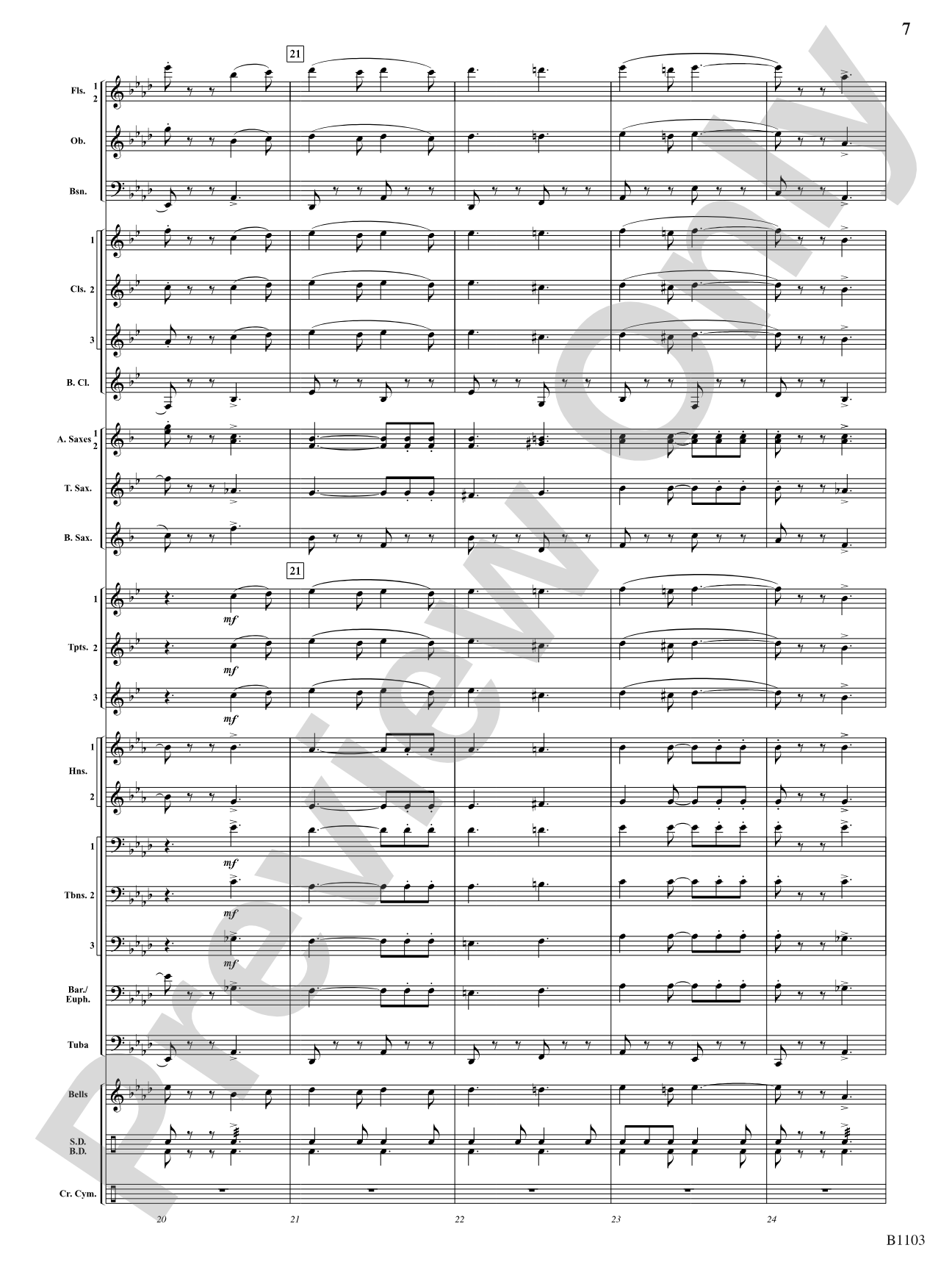 Flying Colors: Concert Band Conductor Score & Parts