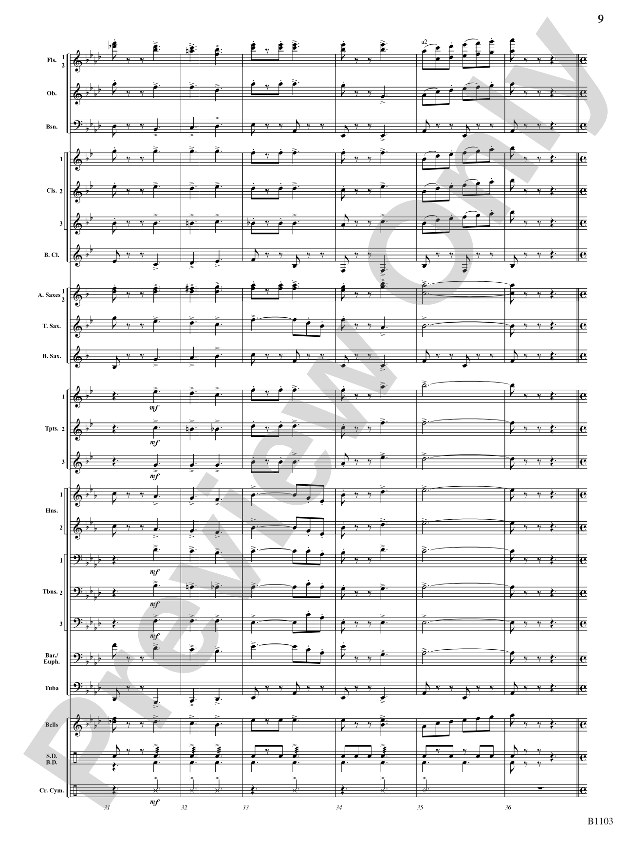 Flying Colors: Concert Band Conductor Score & Parts