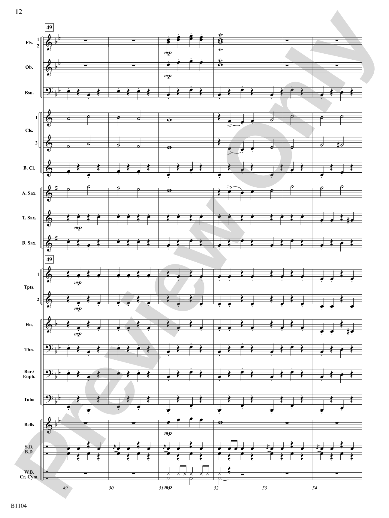 Parade of the Jesters: Concert Band Conductor Score & Parts