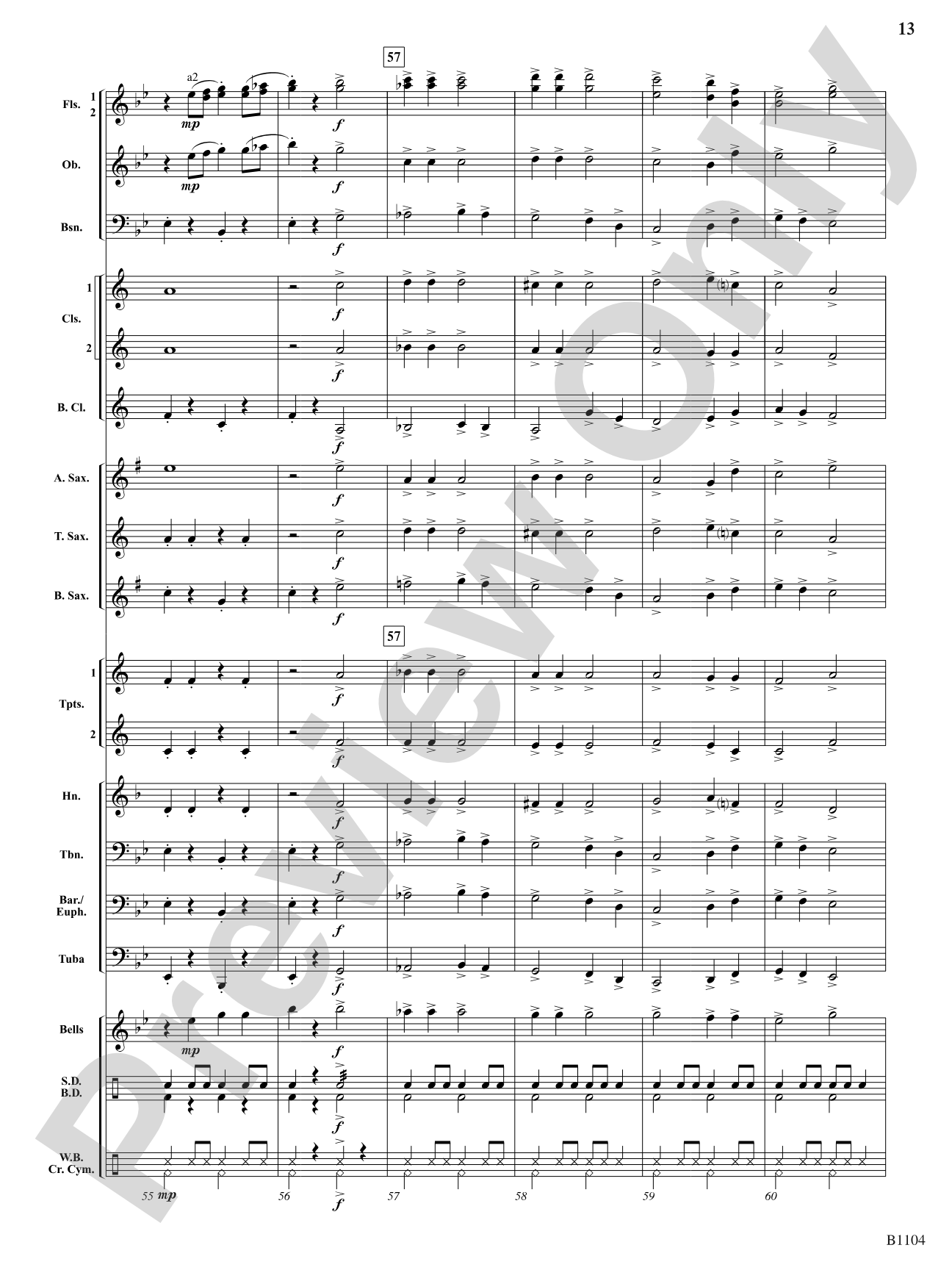 Parade of the Jesters: Concert Band Conductor Score & Parts