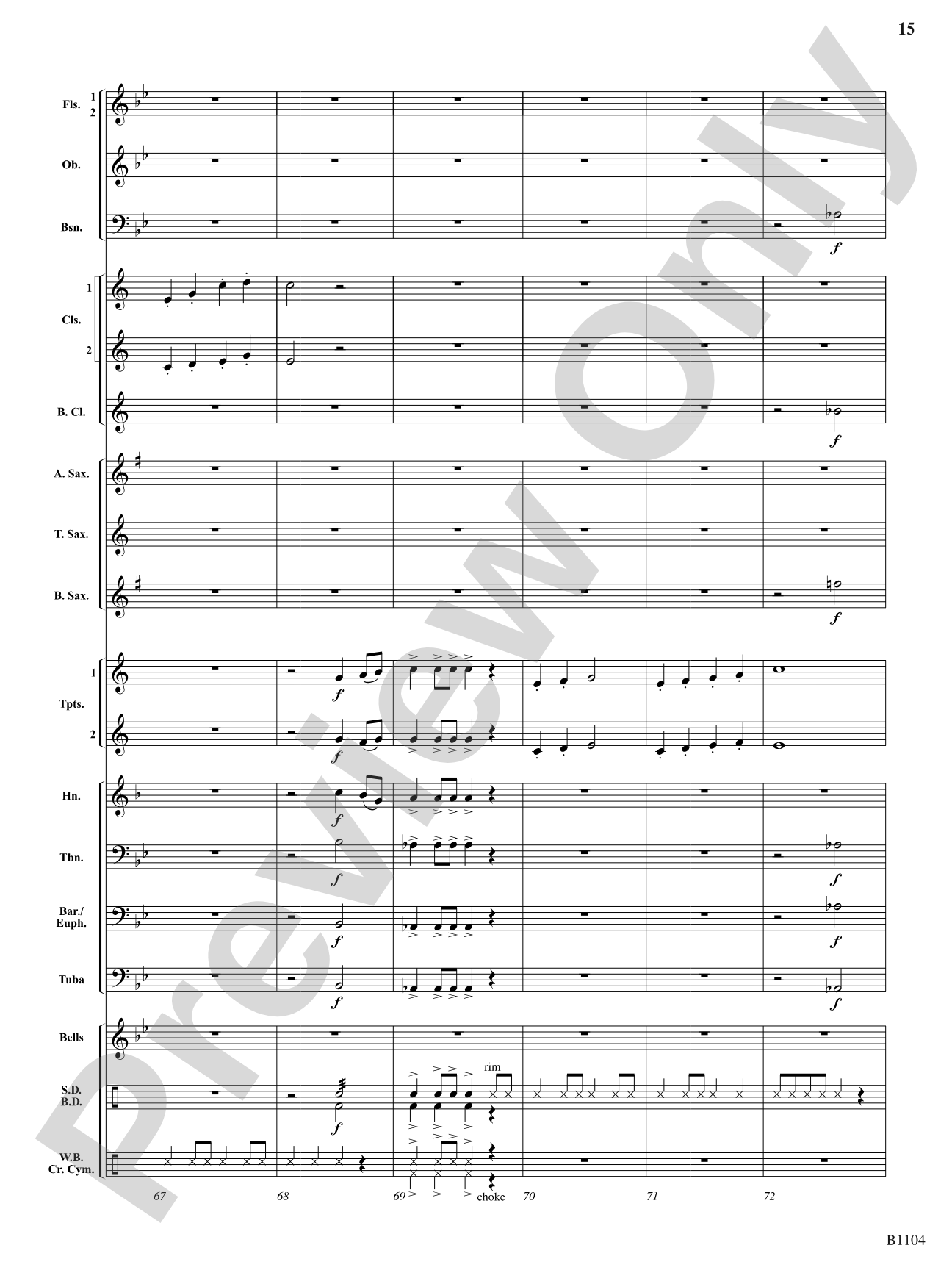 Parade of the Jesters: Concert Band Conductor Score & Parts