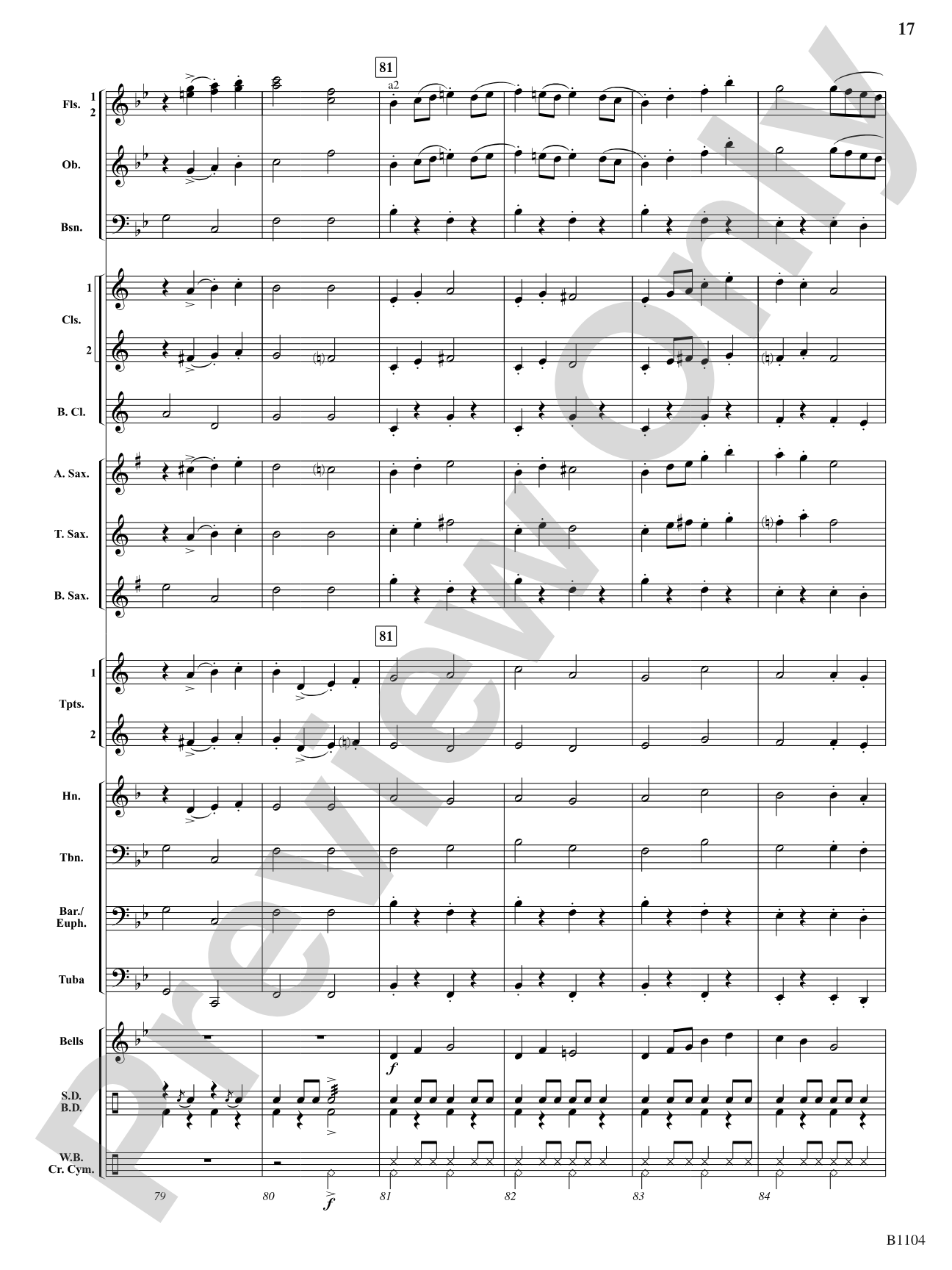 Parade of the Jesters: Concert Band Conductor Score & Parts