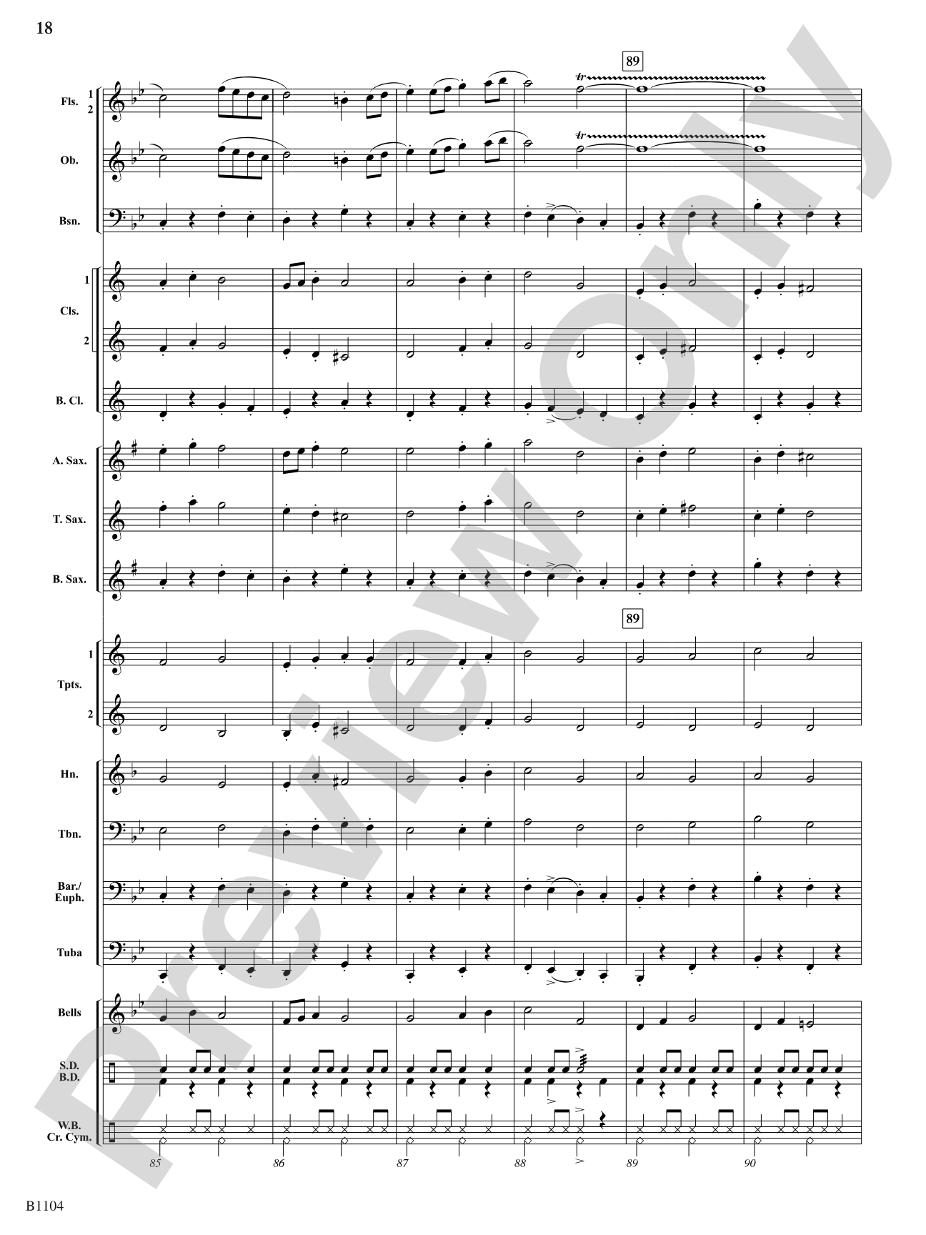 Parade of the Jesters: Concert Band Conductor Score & Parts