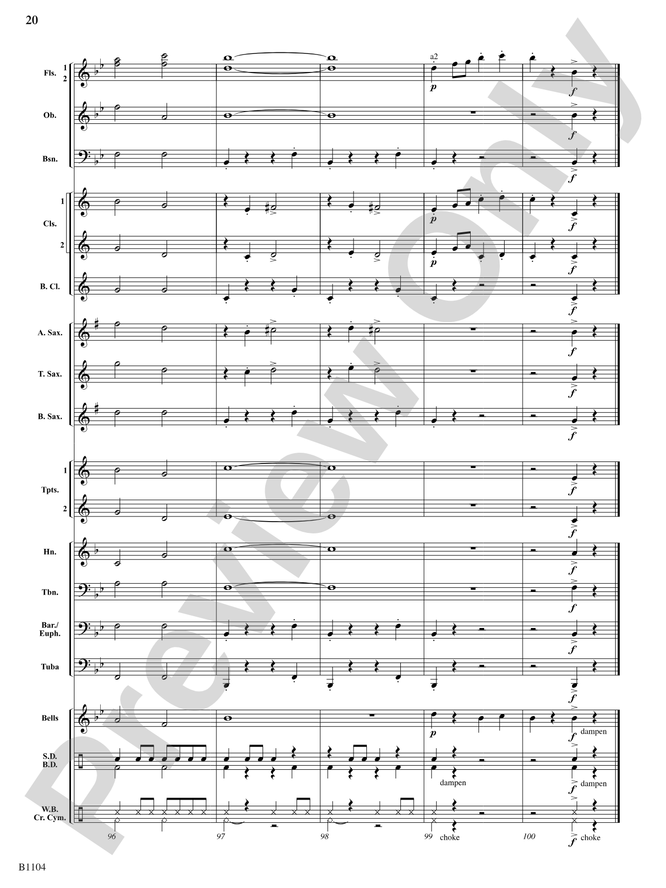 Parade of the Jesters: Concert Band Conductor Score & Parts