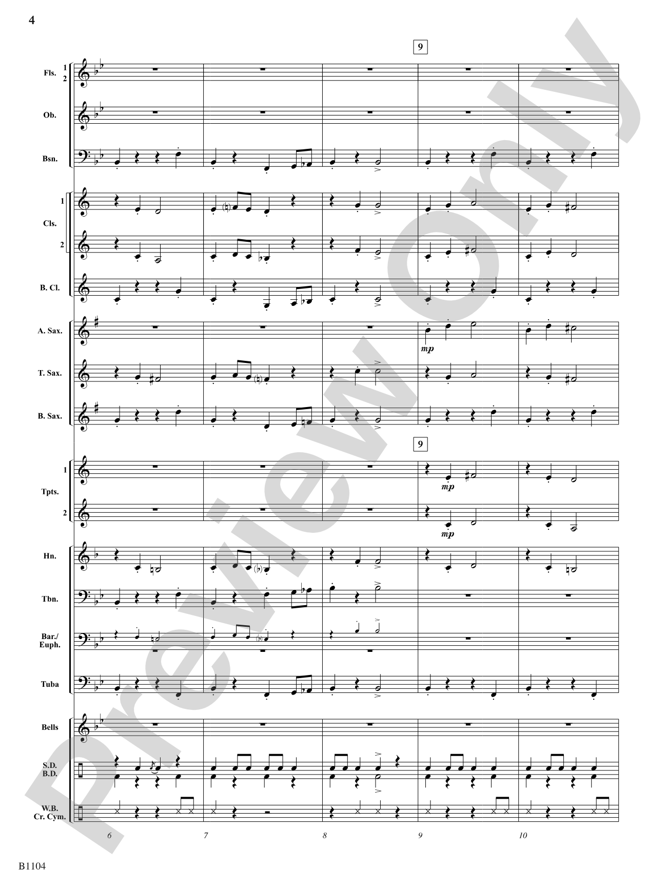 Parade of the Jesters: Concert Band Conductor Score & Parts