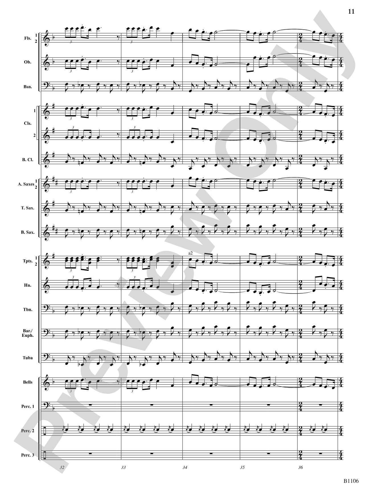 Jay County Overture: Concert Band Conductor Score & Parts