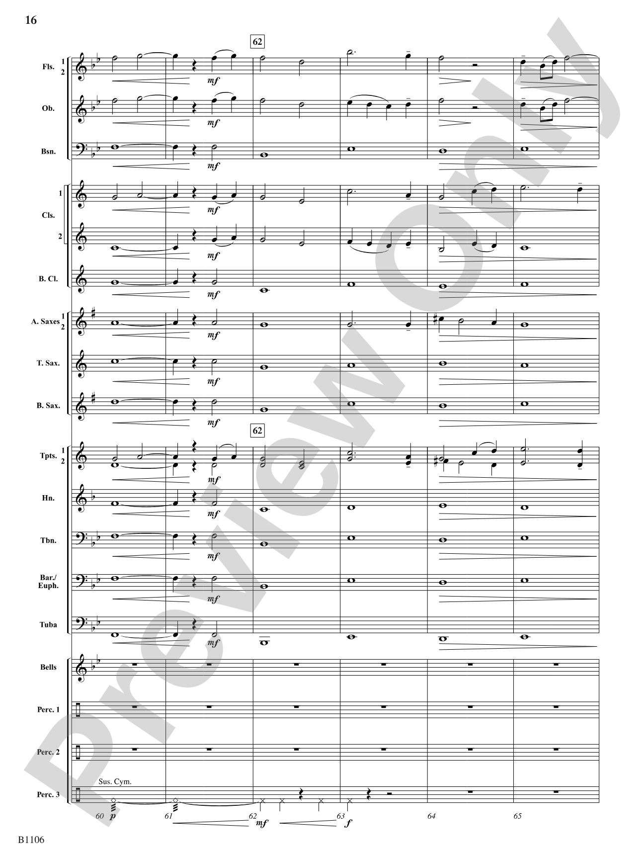 Jay County Overture: Concert Band Conductor Score & Parts
