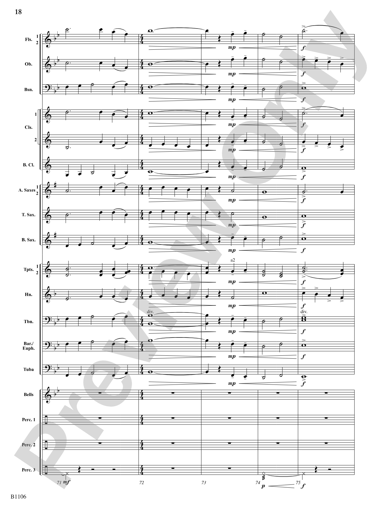 Jay County Overture: Concert Band Conductor Score & Parts