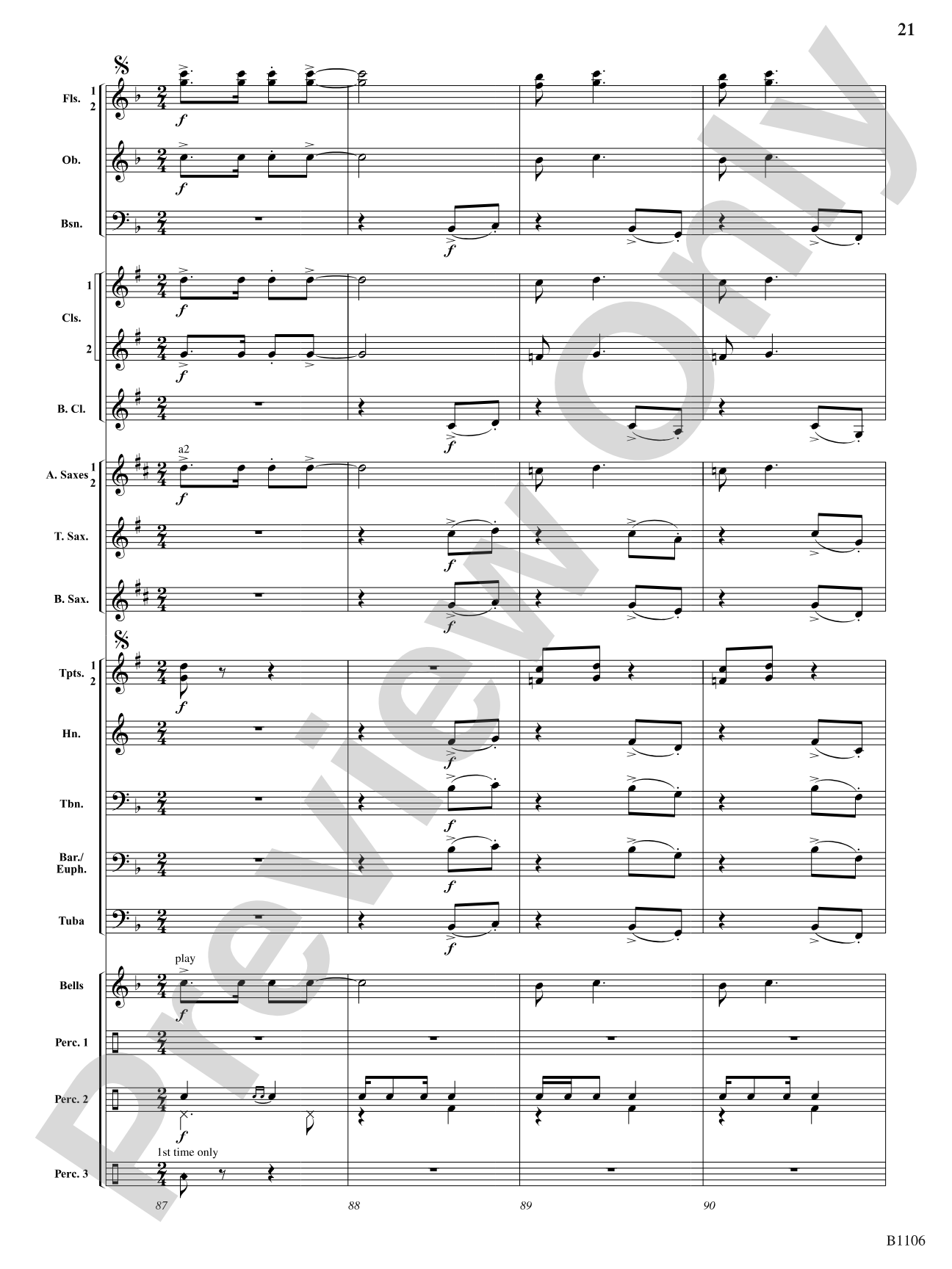 Jay County Overture: Concert Band Conductor Score & Parts