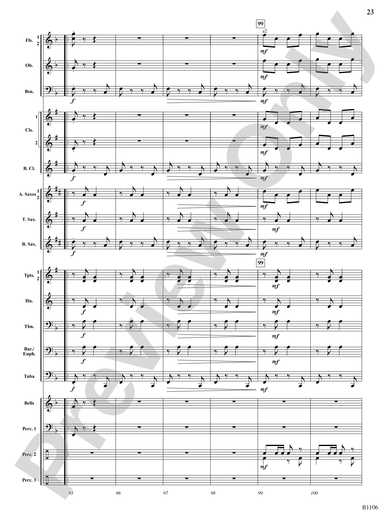 Jay County Overture: Concert Band Conductor Score & Parts