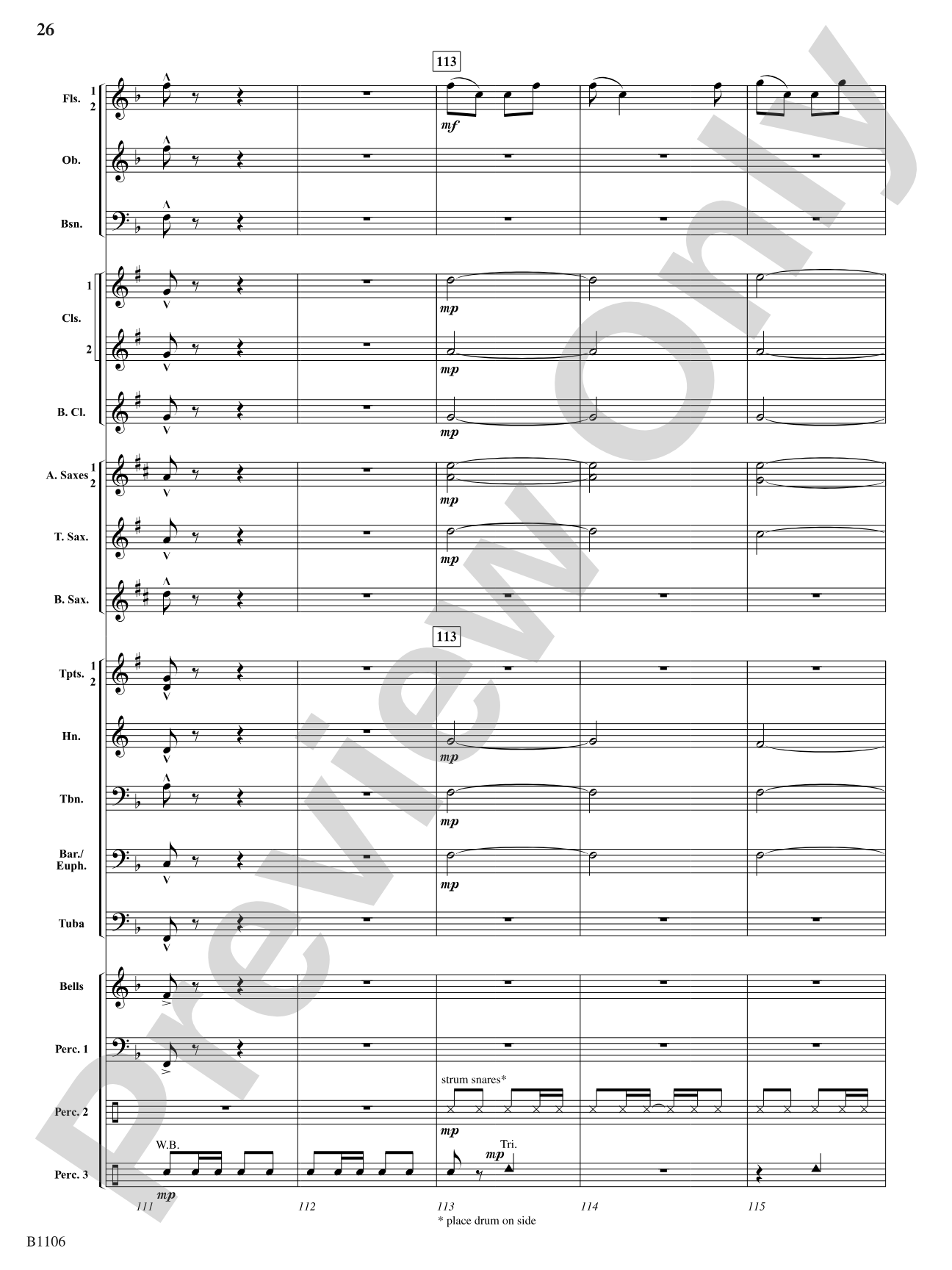 Jay County Overture: Concert Band Conductor Score & Parts