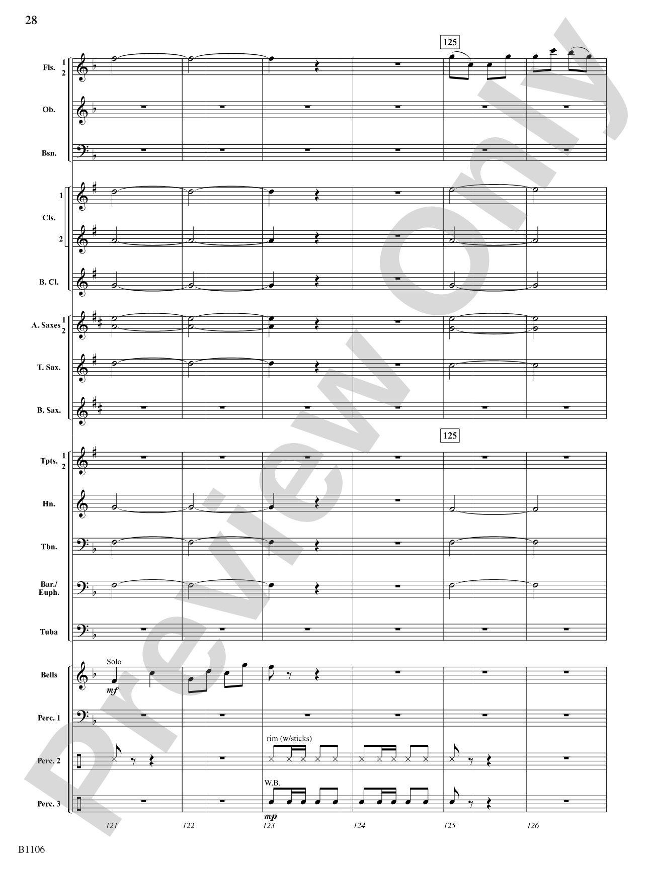 Jay County Overture: Concert Band Conductor Score & Parts