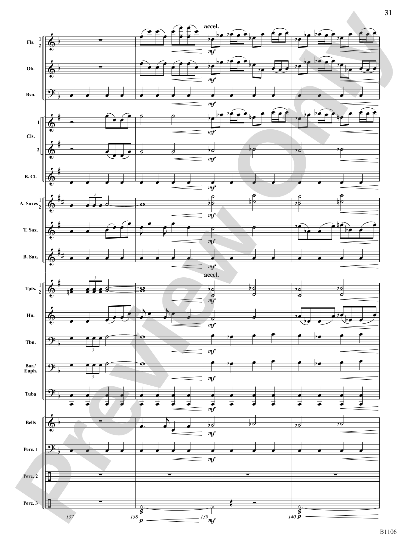 Jay County Overture: Concert Band Conductor Score & Parts