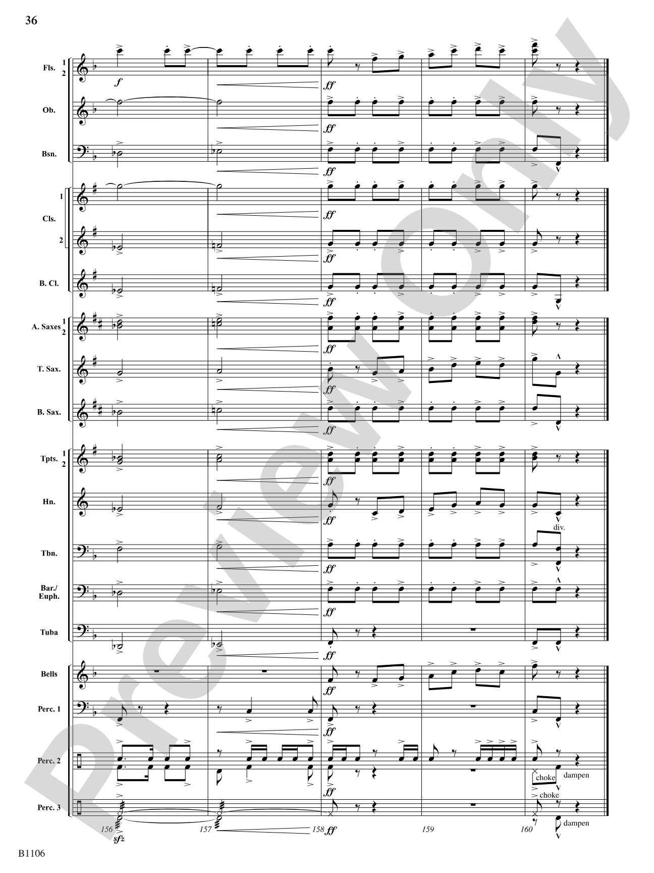 Jay County Overture: Concert Band Conductor Score & Parts