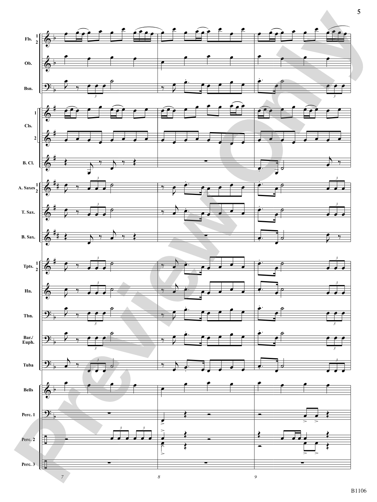 Jay County Overture: Concert Band Conductor Score & Parts