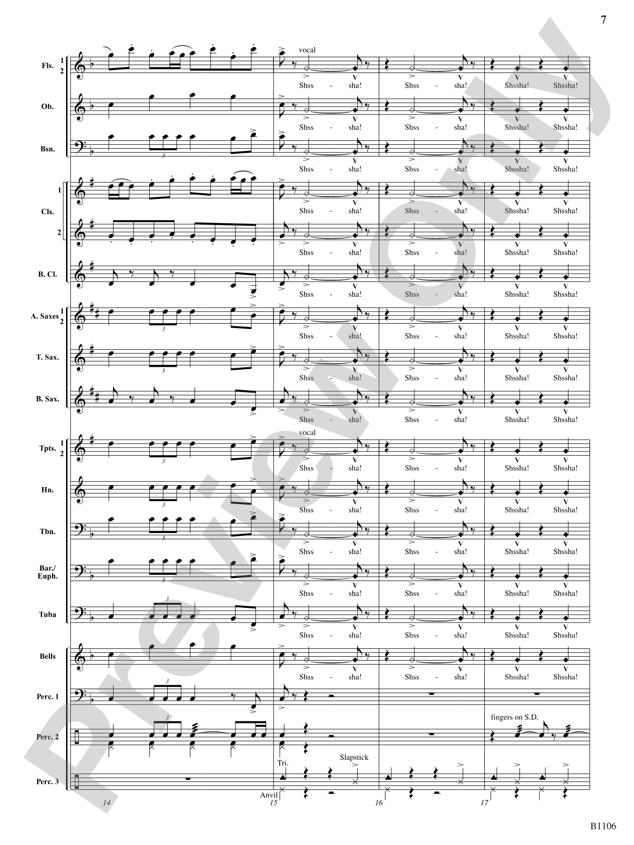 Jay County Overture: Concert Band Conductor Score & Parts