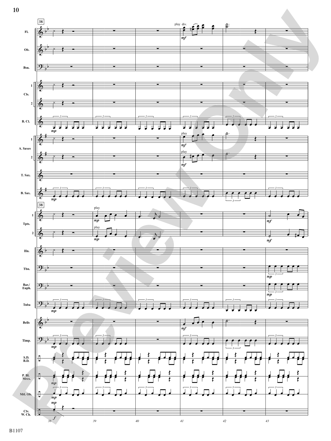 Africata: Concert Band Conductor Score & Parts