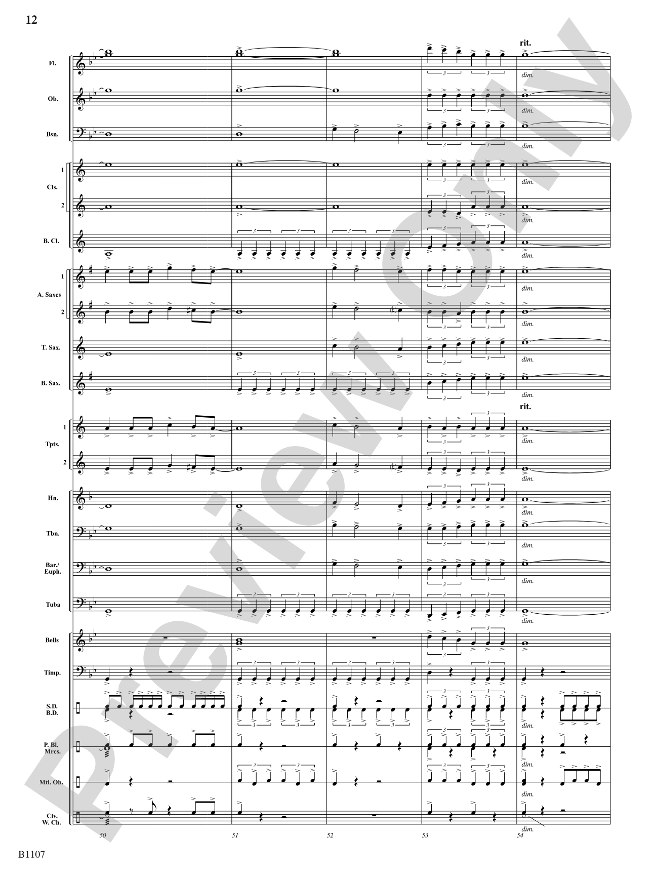 Africata: Concert Band Conductor Score & Parts