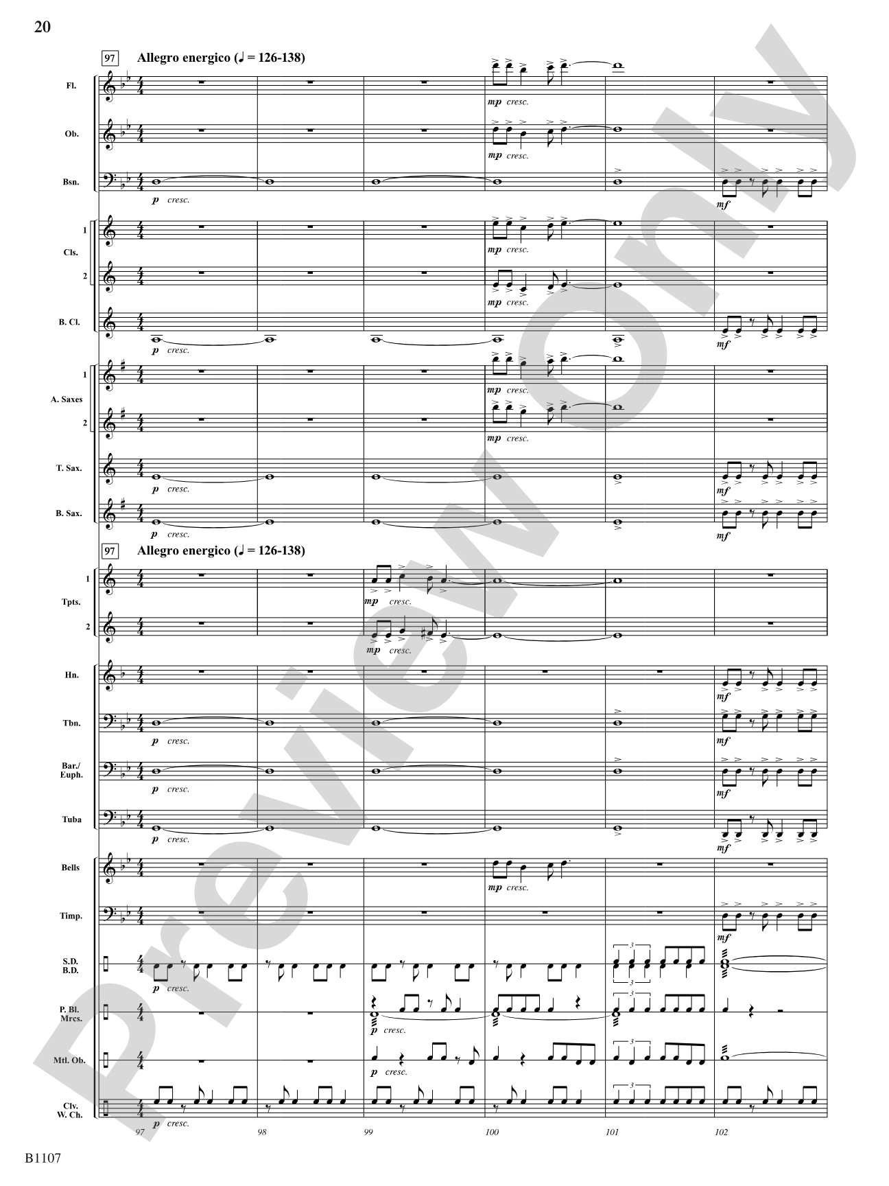 Africata: Concert Band Conductor Score & Parts