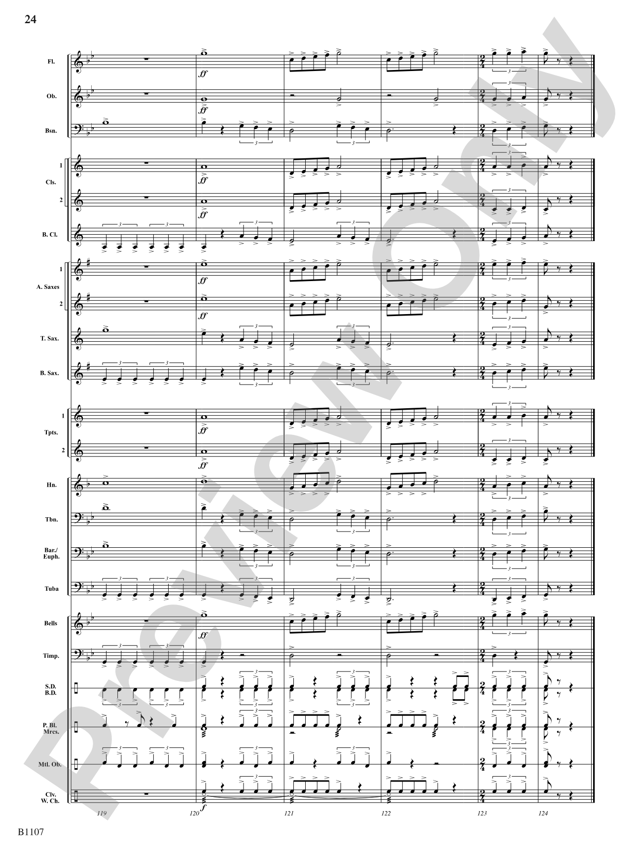 Africata: Concert Band Conductor Score & Parts