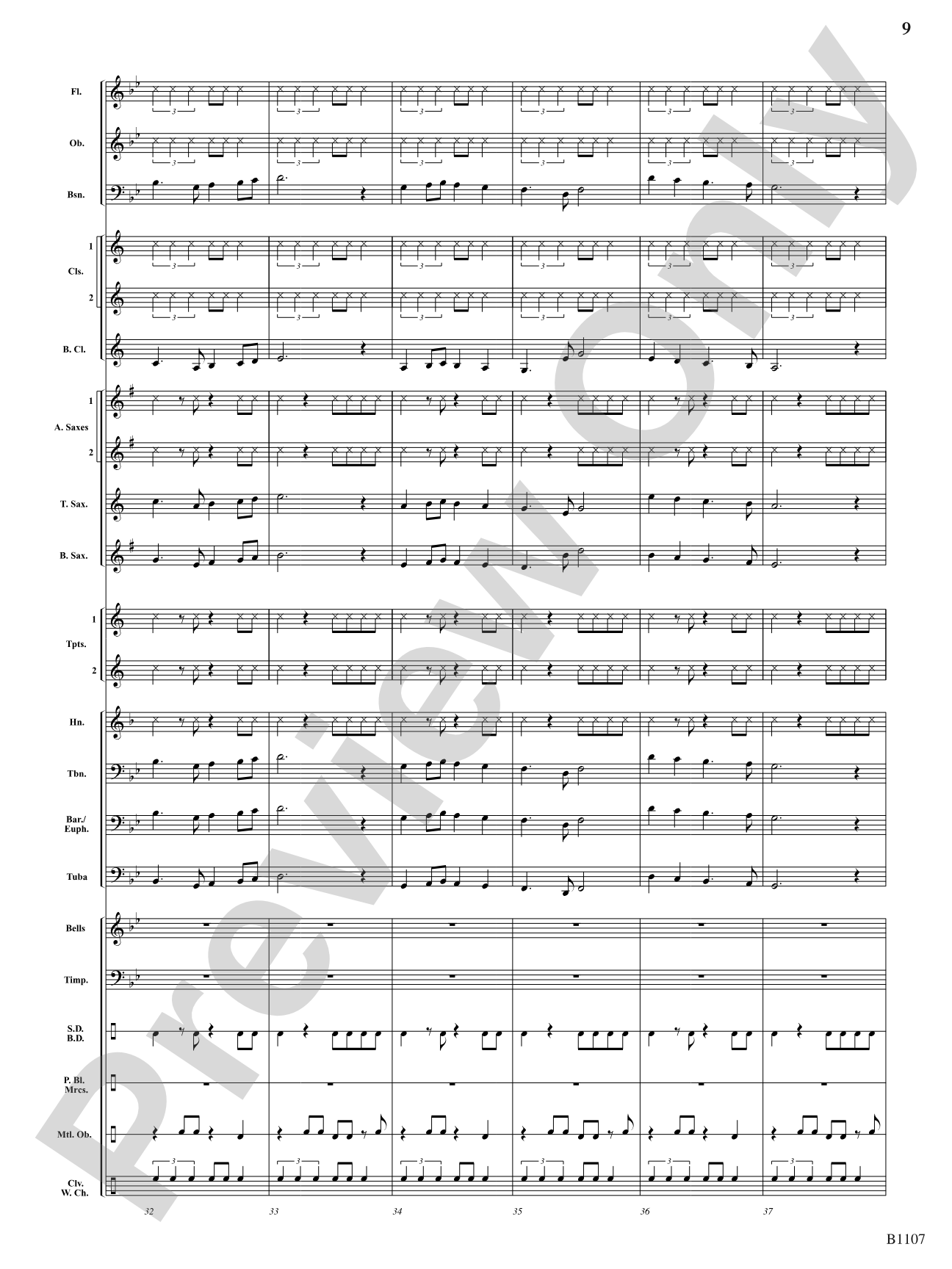 Africata: Concert Band Conductor Score & Parts