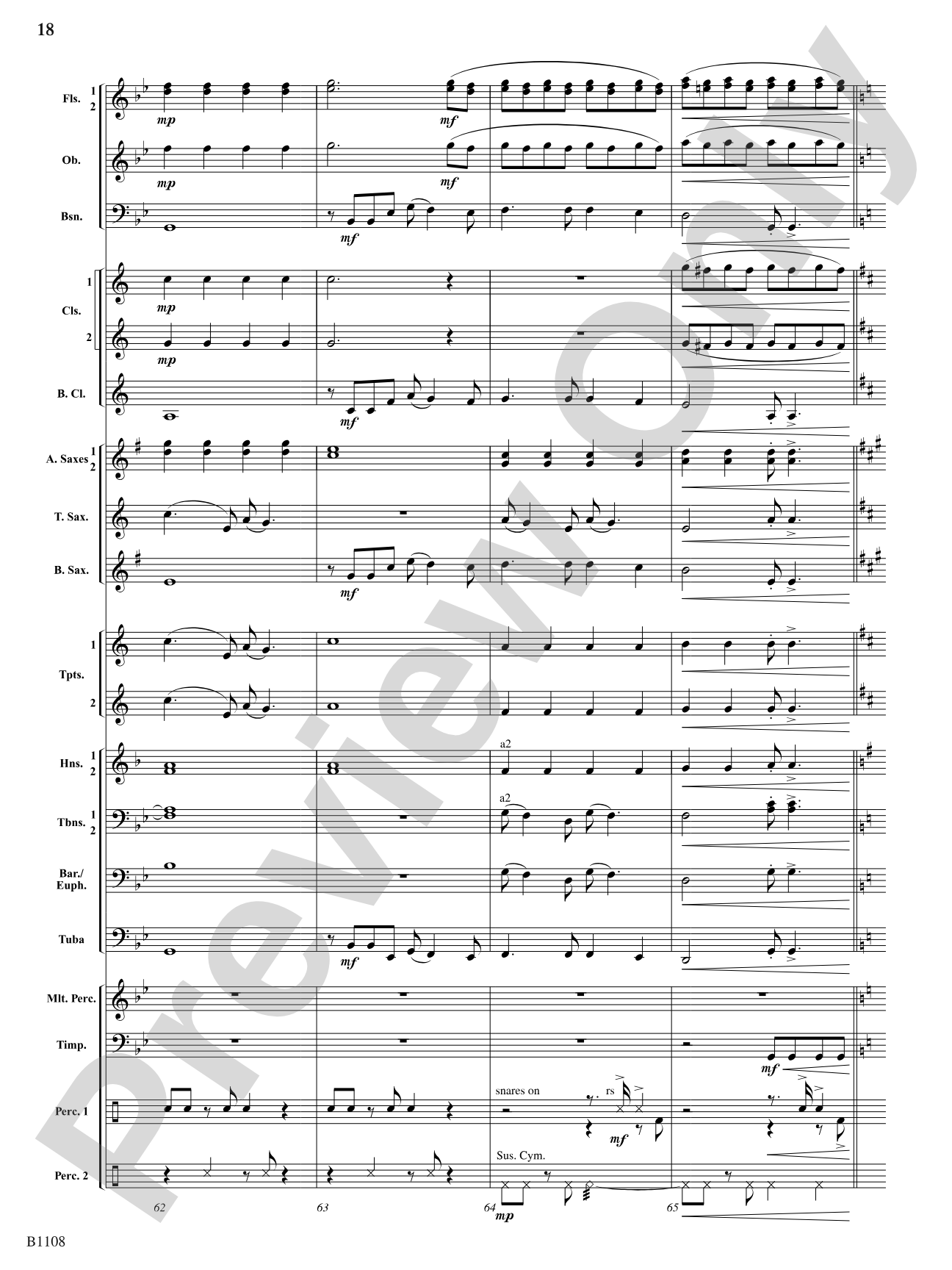 The Spirit Within: Concert Band Conductor Score & Parts