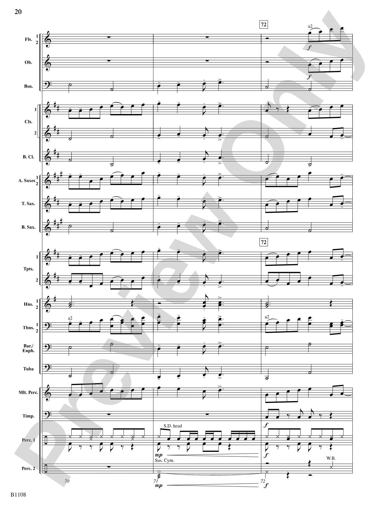 The Spirit Within: Concert Band Conductor Score & Parts