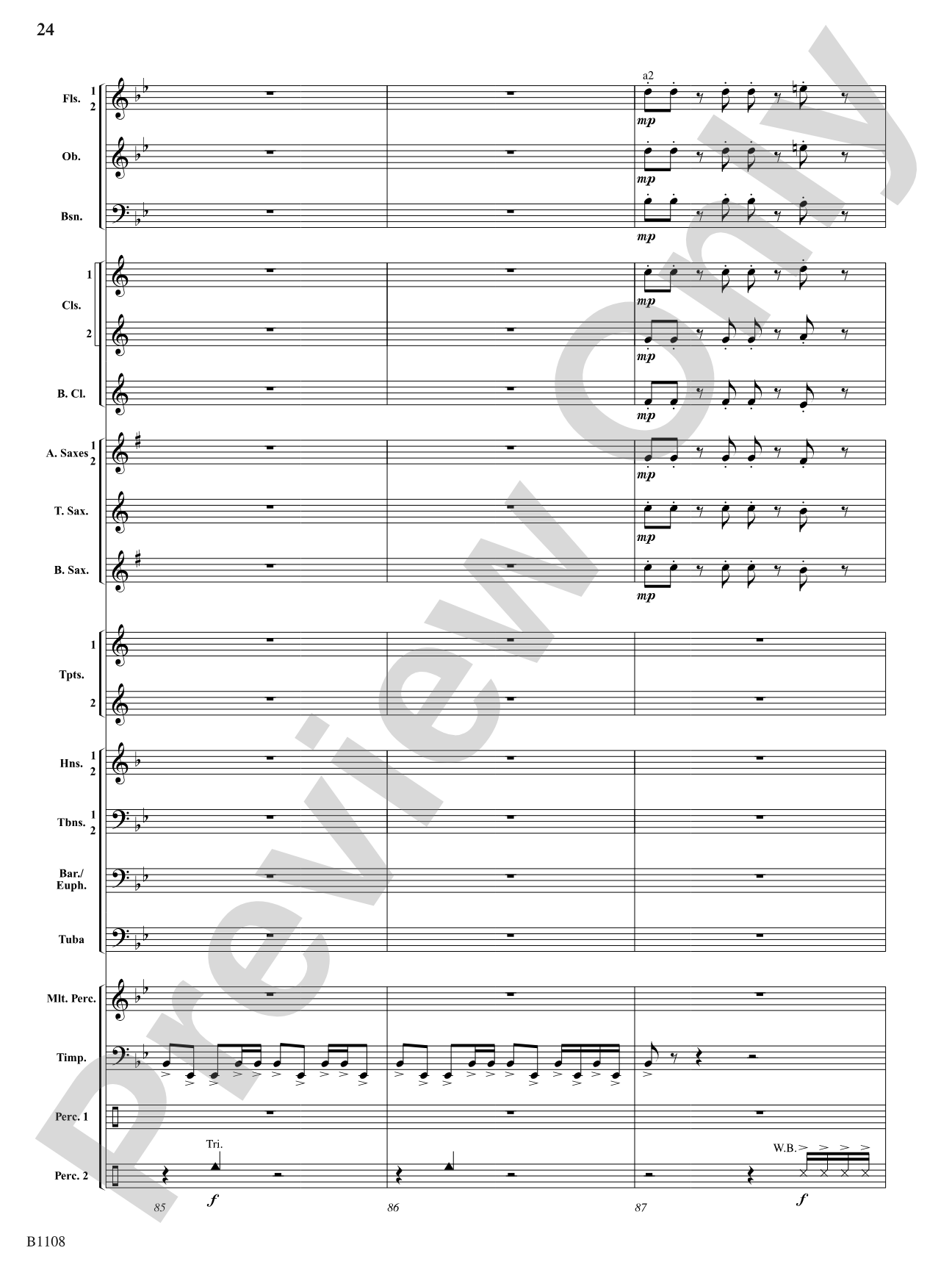 The Spirit Within: Concert Band Conductor Score & Parts