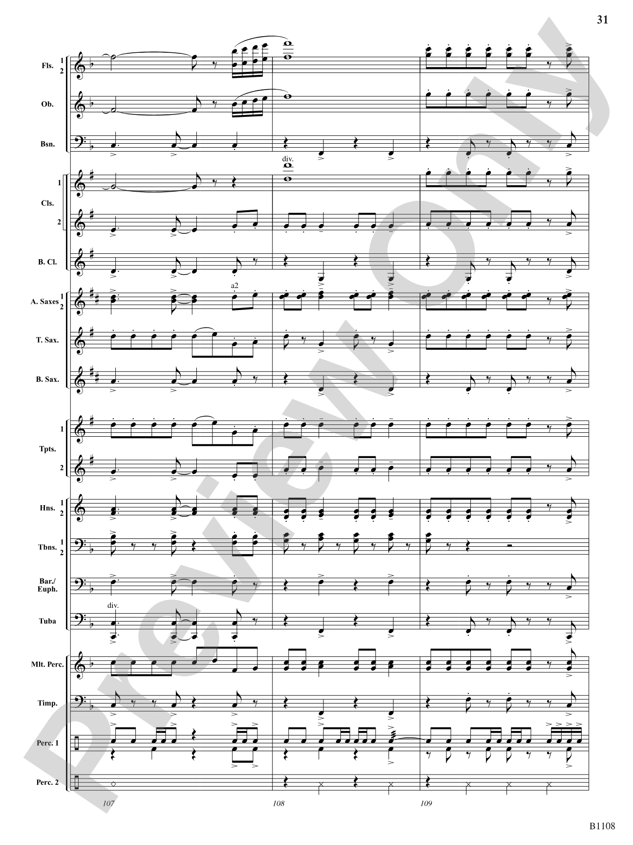 The Spirit Within: Concert Band Conductor Score & Parts
