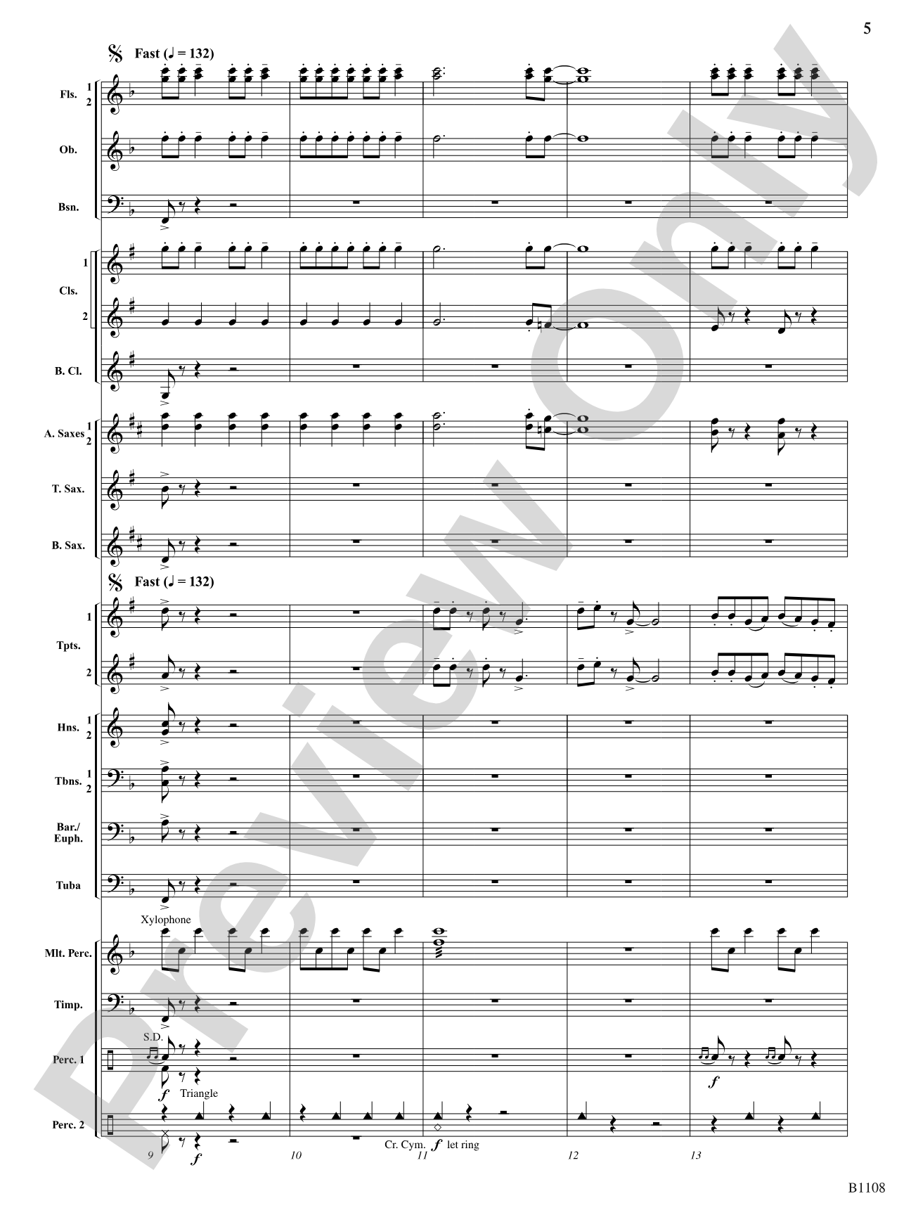 The Spirit Within: Concert Band Conductor Score & Parts