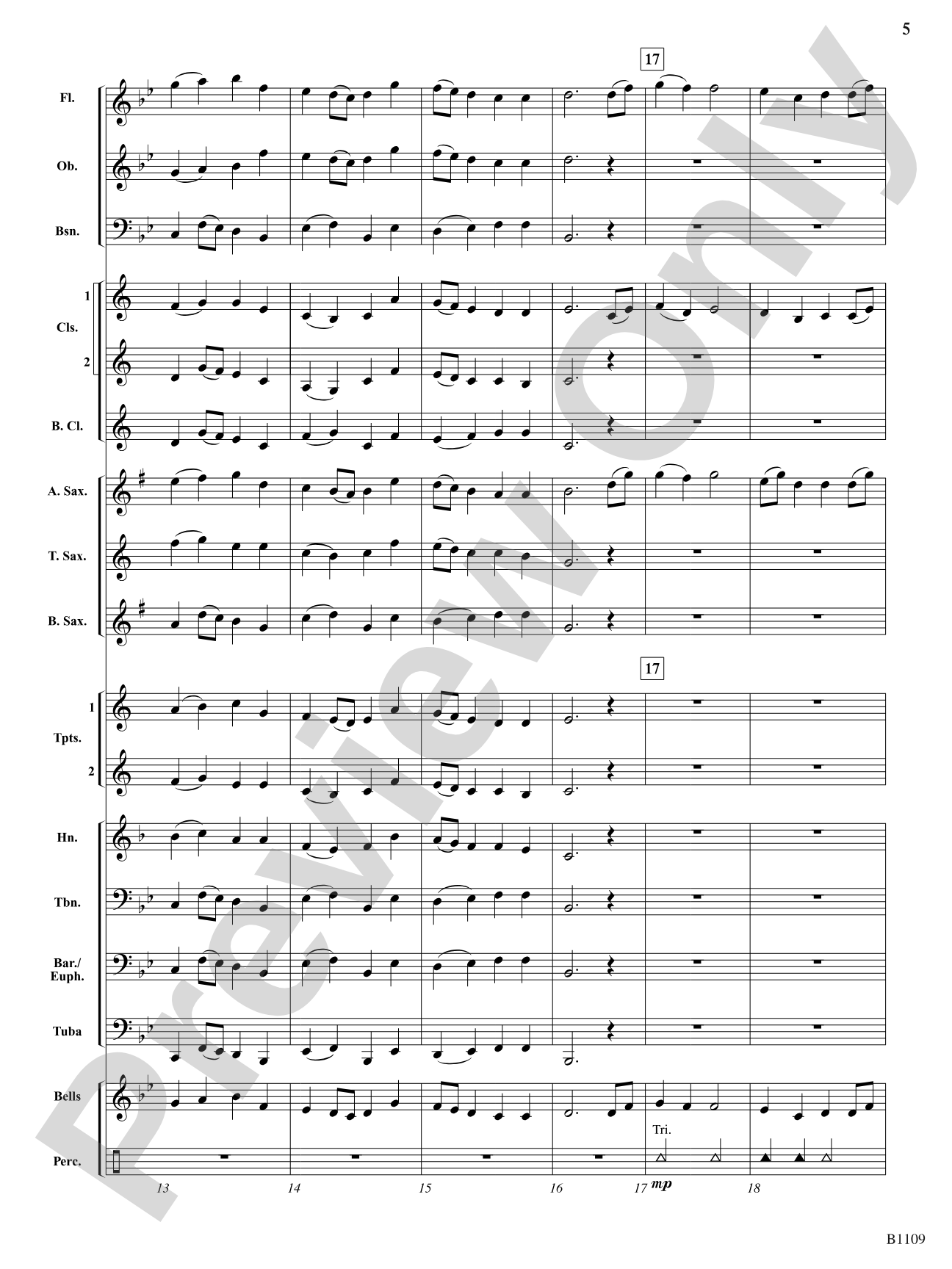 Chesapeake Serenade: Concert Band Conductor Score & Parts