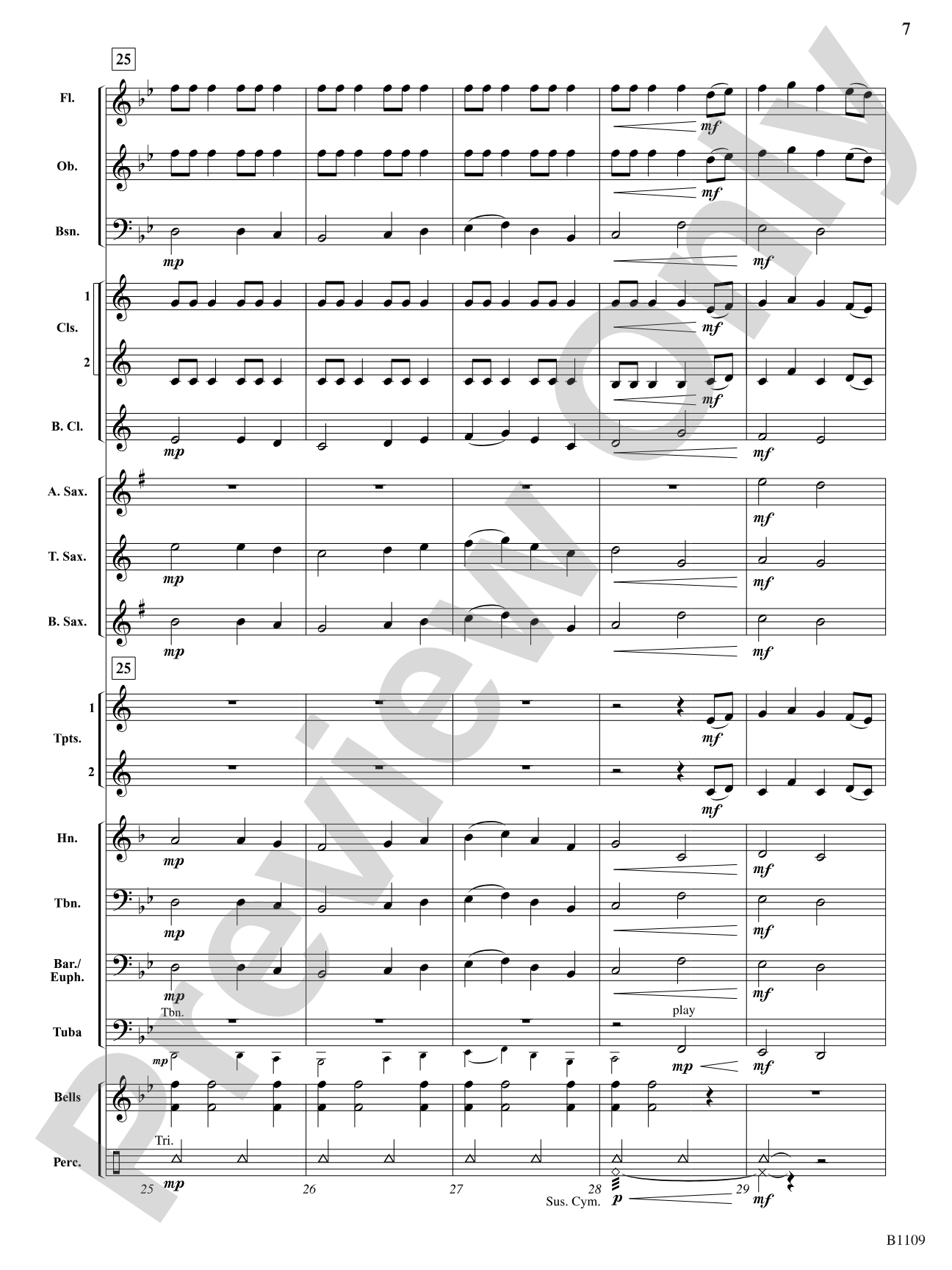 Chesapeake Serenade: Concert Band Conductor Score & Parts