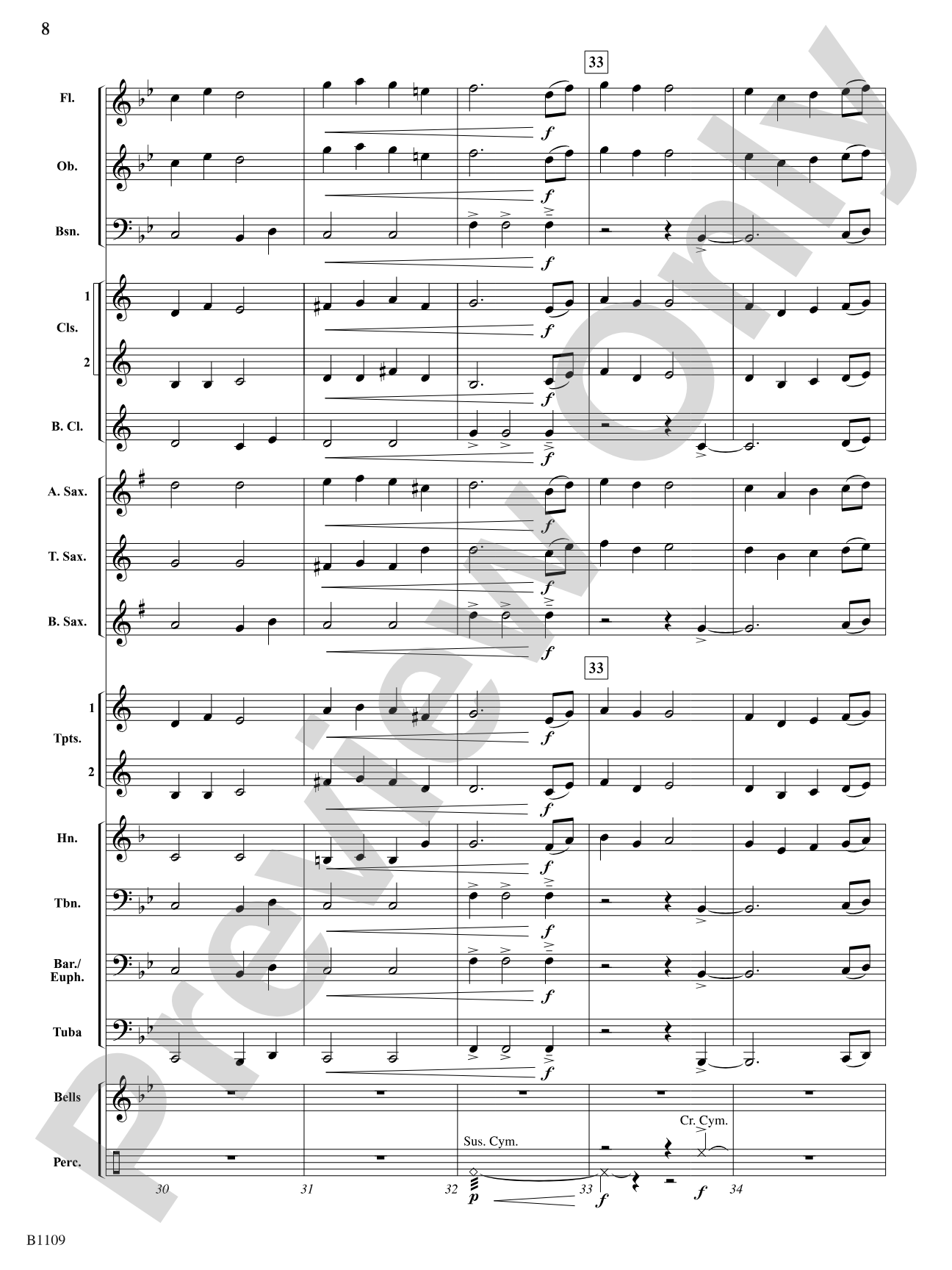 Chesapeake Serenade: Concert Band Conductor Score & Parts