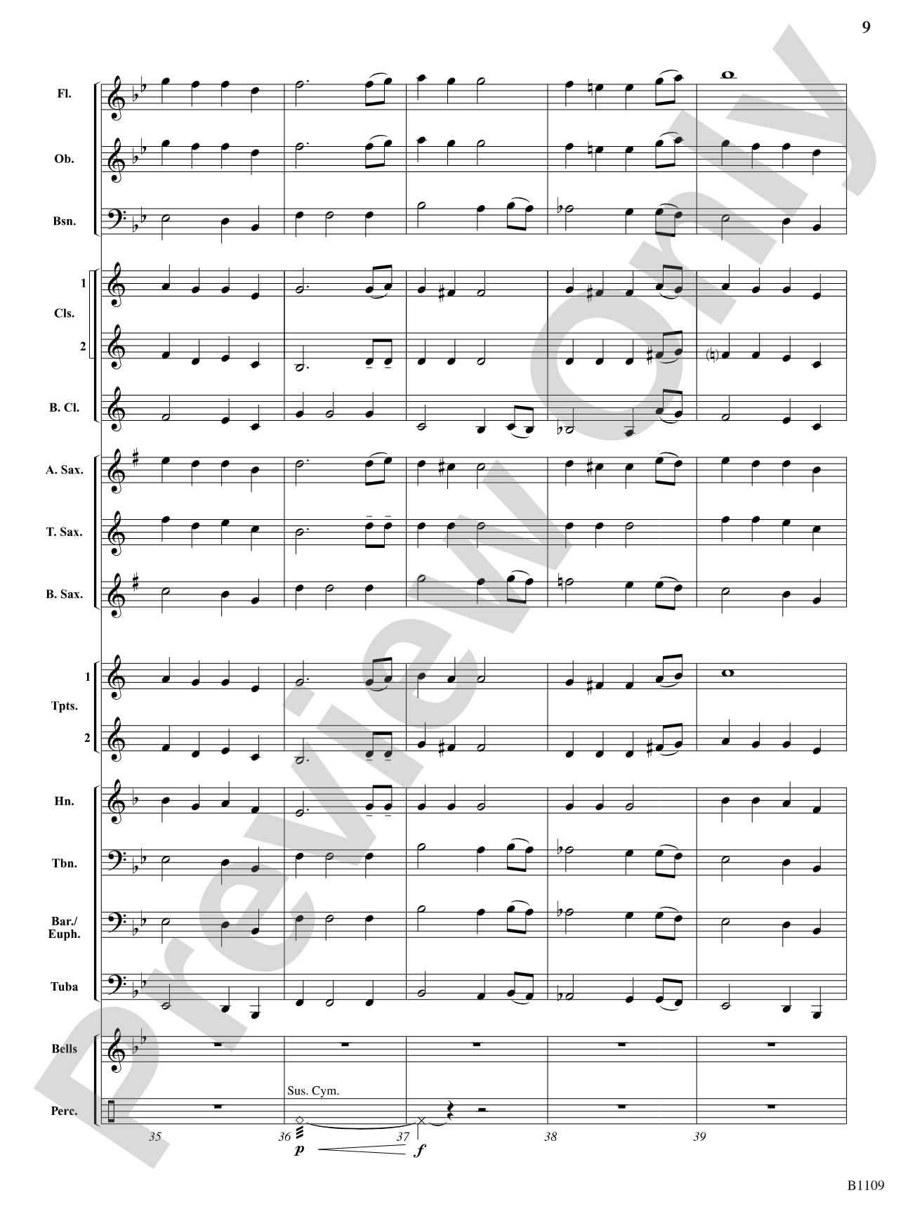 Chesapeake Serenade: Concert Band Conductor Score & Parts