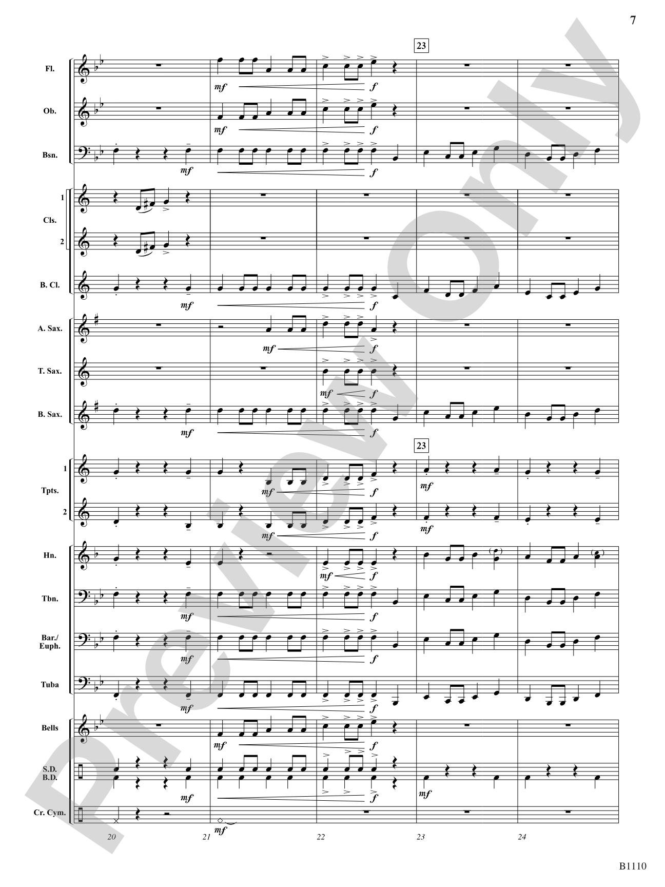 A Little Bit O' Licorice: Concert Band Conductor Score & Parts