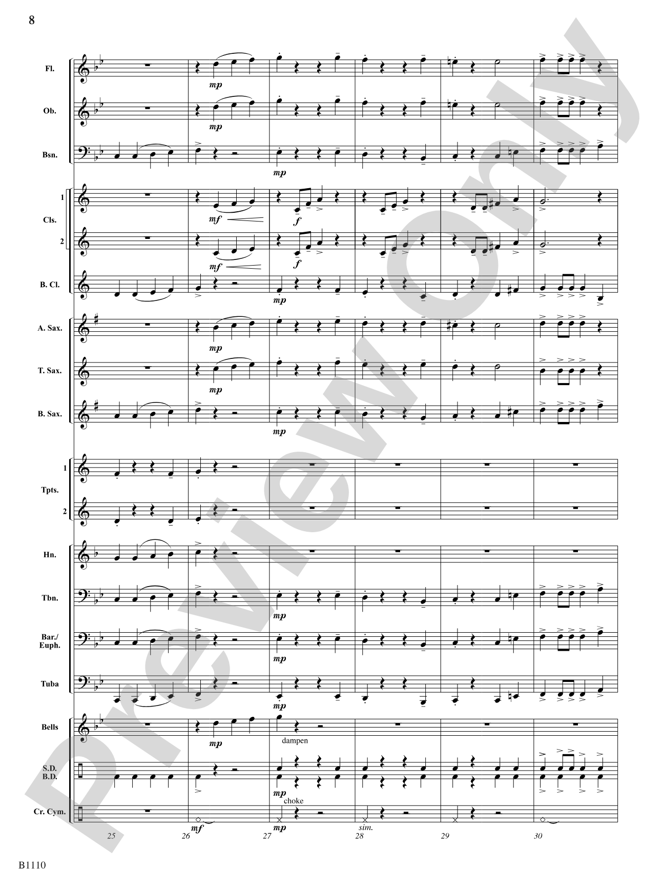 A Little Bit O' Licorice: Concert Band Conductor Score & Parts