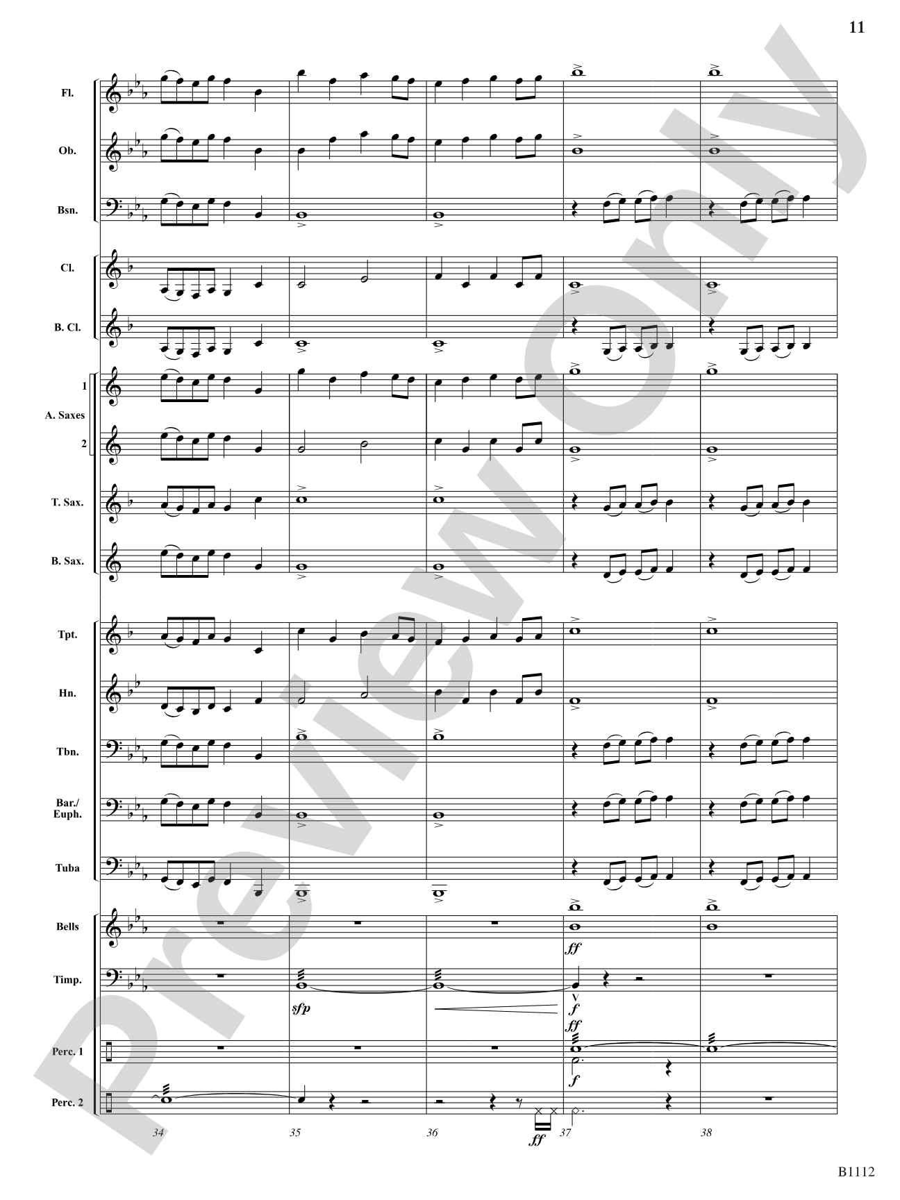 Joyant Overture: Concert Band Conductor Score & Parts