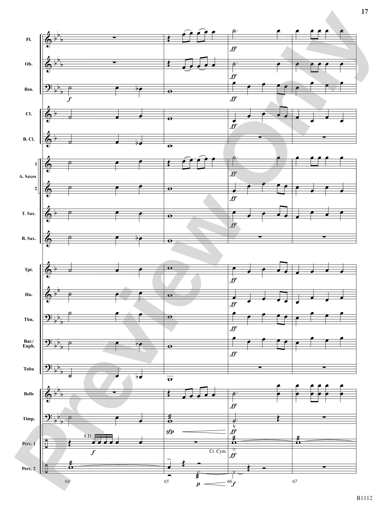 Joyant Overture: Concert Band Conductor Score & Parts