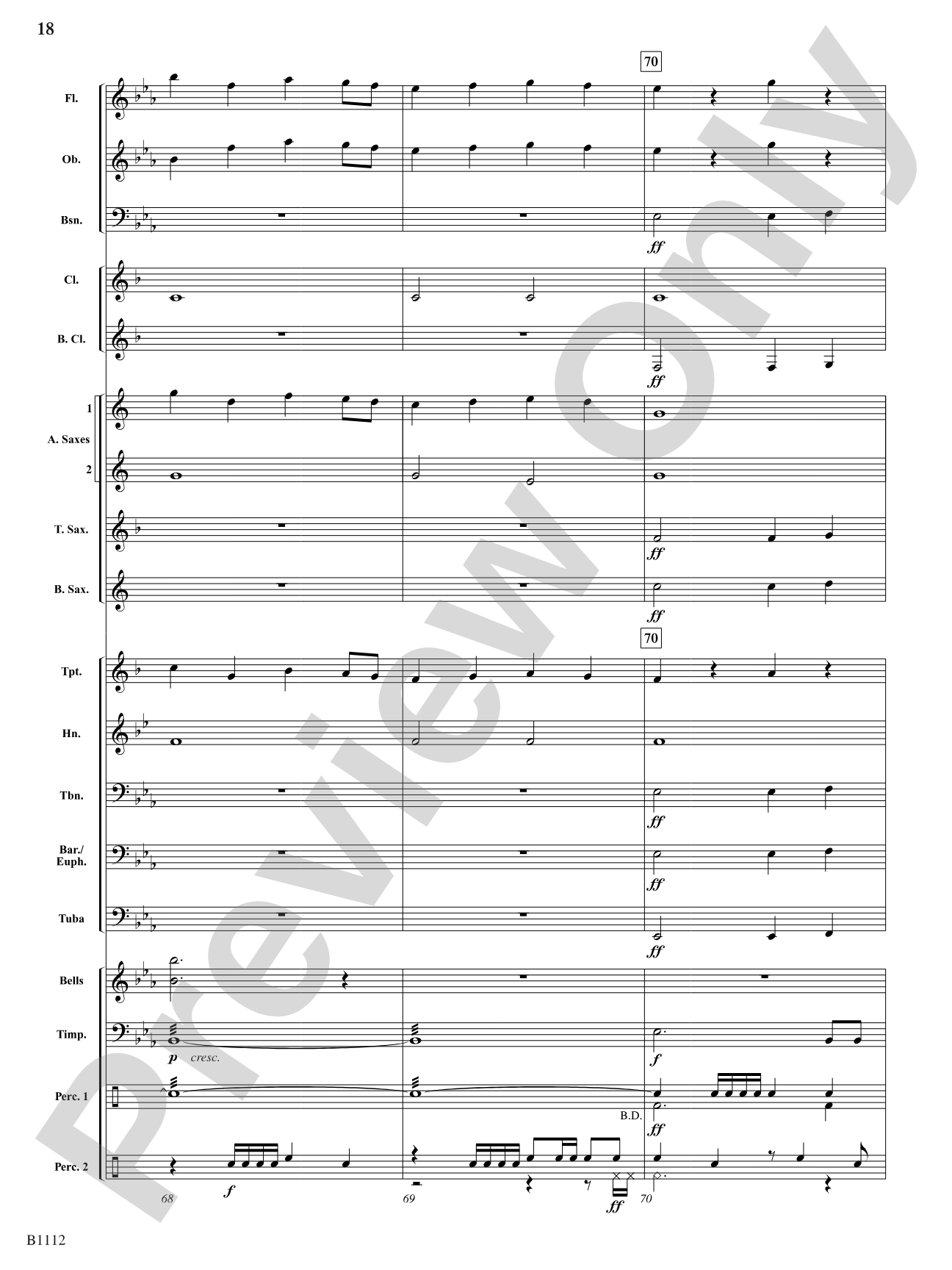Joyant Overture: Concert Band Conductor Score & Parts