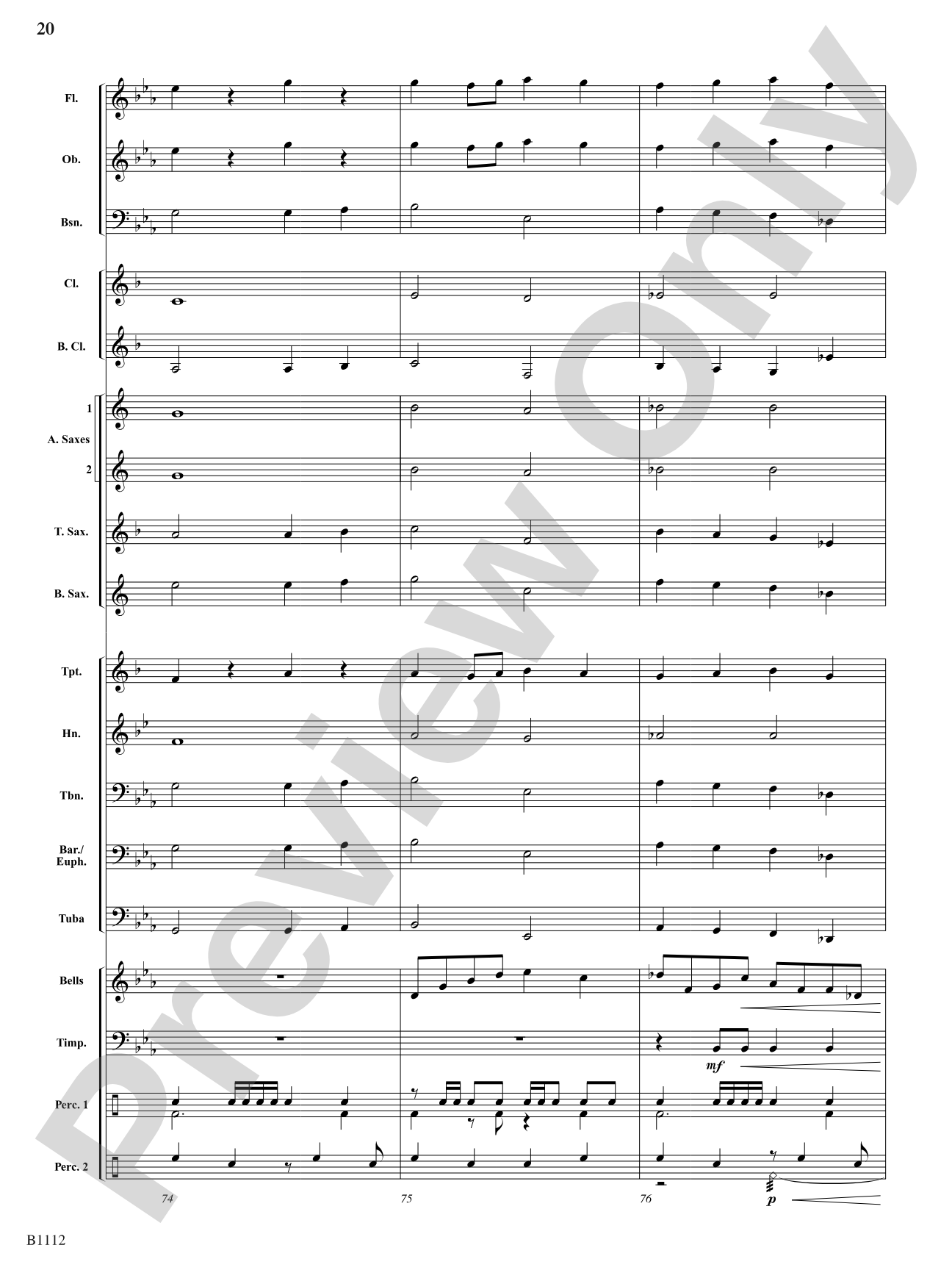 Joyant Overture: Concert Band Conductor Score & Parts