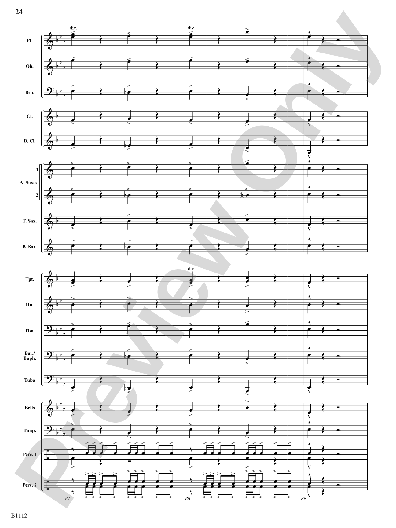 Joyant Overture: Concert Band Conductor Score & Parts