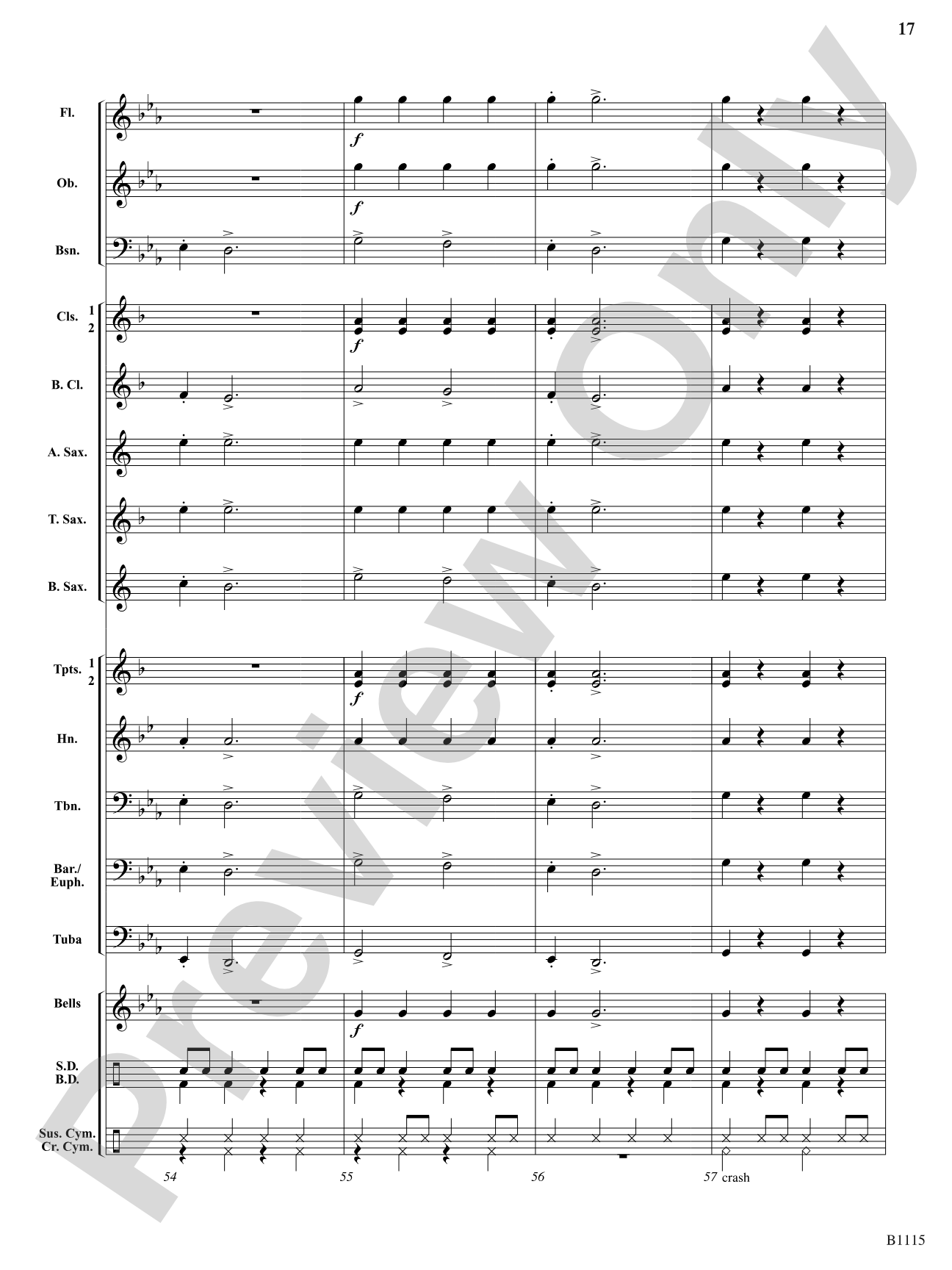 Zip Drive: Concert Band Conductor Score & Parts
